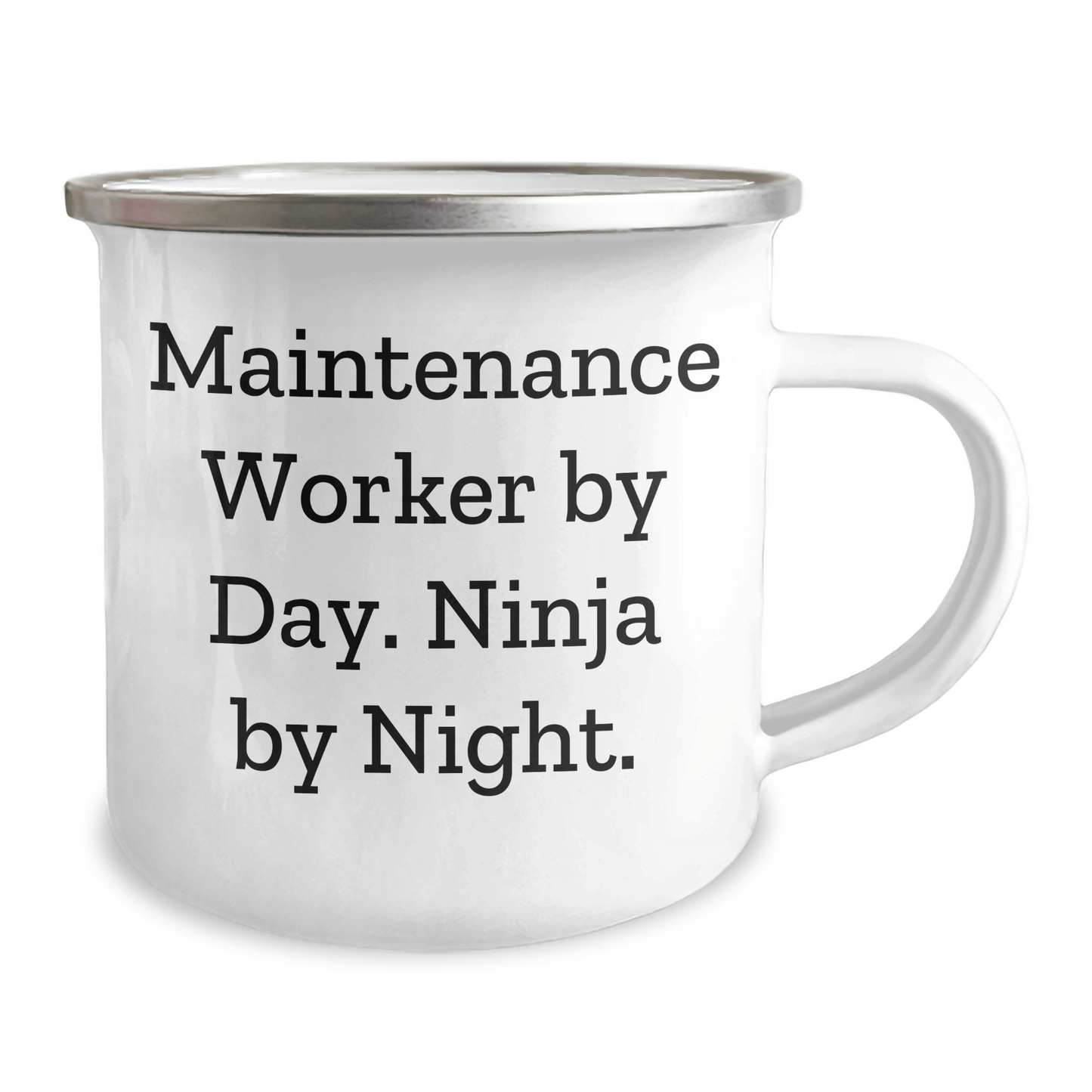 Funny Maintenance Worker Gifts from Men, Unique Camping Mugs for Ninja By Night, Father's Day Unique Gifts for Maintenance Worker - The Buy Boom