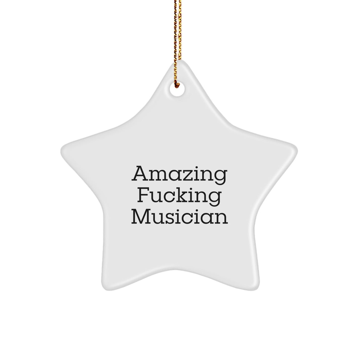 Funny Musician Star Ornament Gifts for Friends from Family during Christmas Unique Presents - The Buy Boom