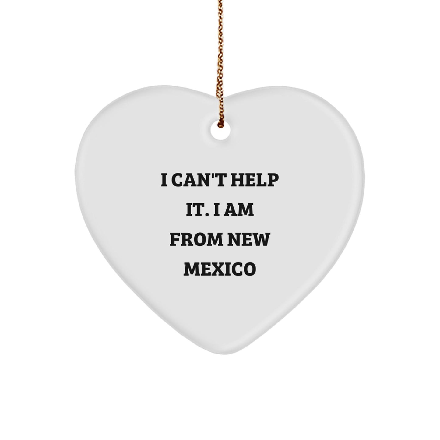 Funny New Mexico State Gifts from New Mexico Lovers for New Mexico Friends and Family Christmas Unique Ornament - The Buy Boom