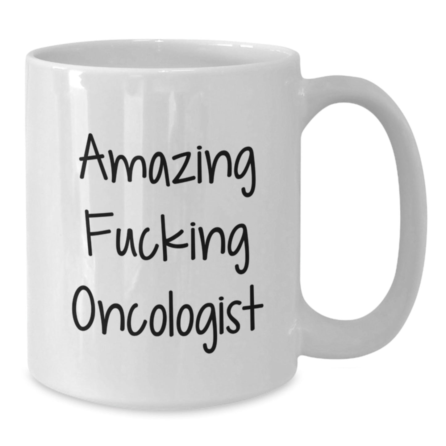 Funny Oncologist Gifts from Men to Women, White Christmas Unique Coffee Mugs with Amazing F - king Oncologist Quote, Ideal Gift for Oncologist Friends and Family - The Buy Boom