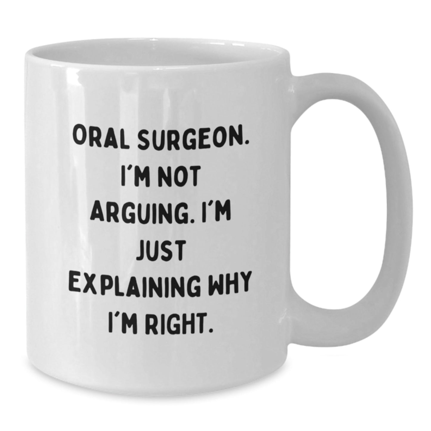 Funny Oral Surgeon Gifts for Men from Family, White Coffee Mug Unique Christmas Memorable Presents - The Buy Boom