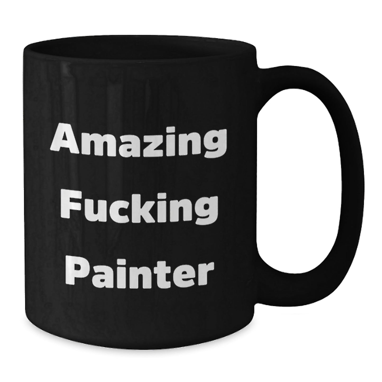 Funny Painter Gifts, Amazing Painter Quotes, Black Coffee Mug for Birthday, Gifts from Friends, Gifts for Painter - The Buy Boom