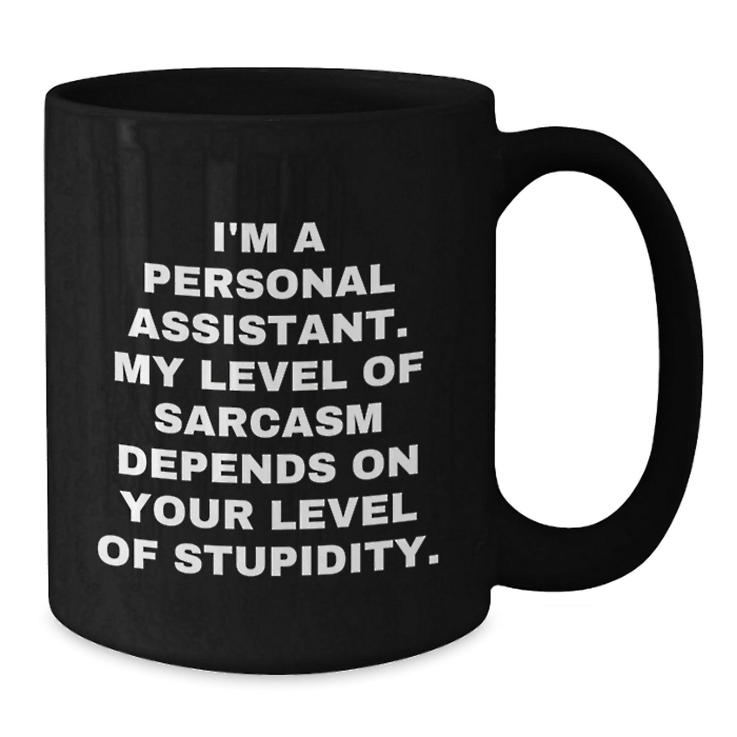 Funny Personal Assistant Gifts for Men, Christmas Unique Mugs from Friends, Best Black Coffee Mug for Personal Assistant - The Buy Boom