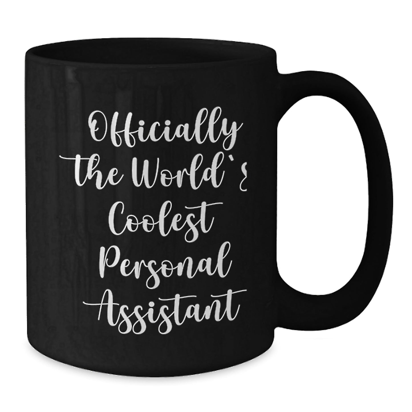 Funny Personal Assistant Gifts from Family for Men - Black Coffee Mug Officially The World's Coolest Personal Assistant Quotes Christmas Unique Gifts - The Buy Boom