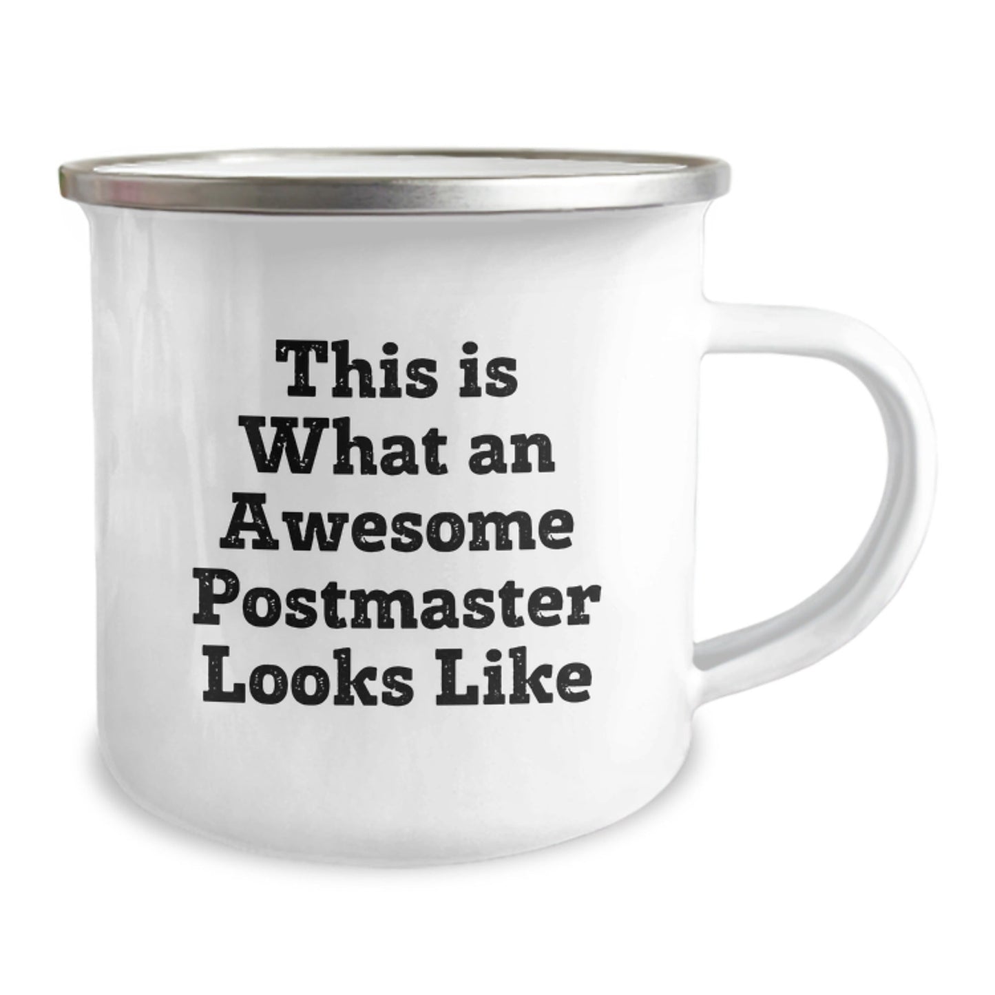 Funny Postmaster Gifts from Friends and Family - This Is What An Awesome Postmaster Looks Like Camping Mug for Graduation - The Buy Boom