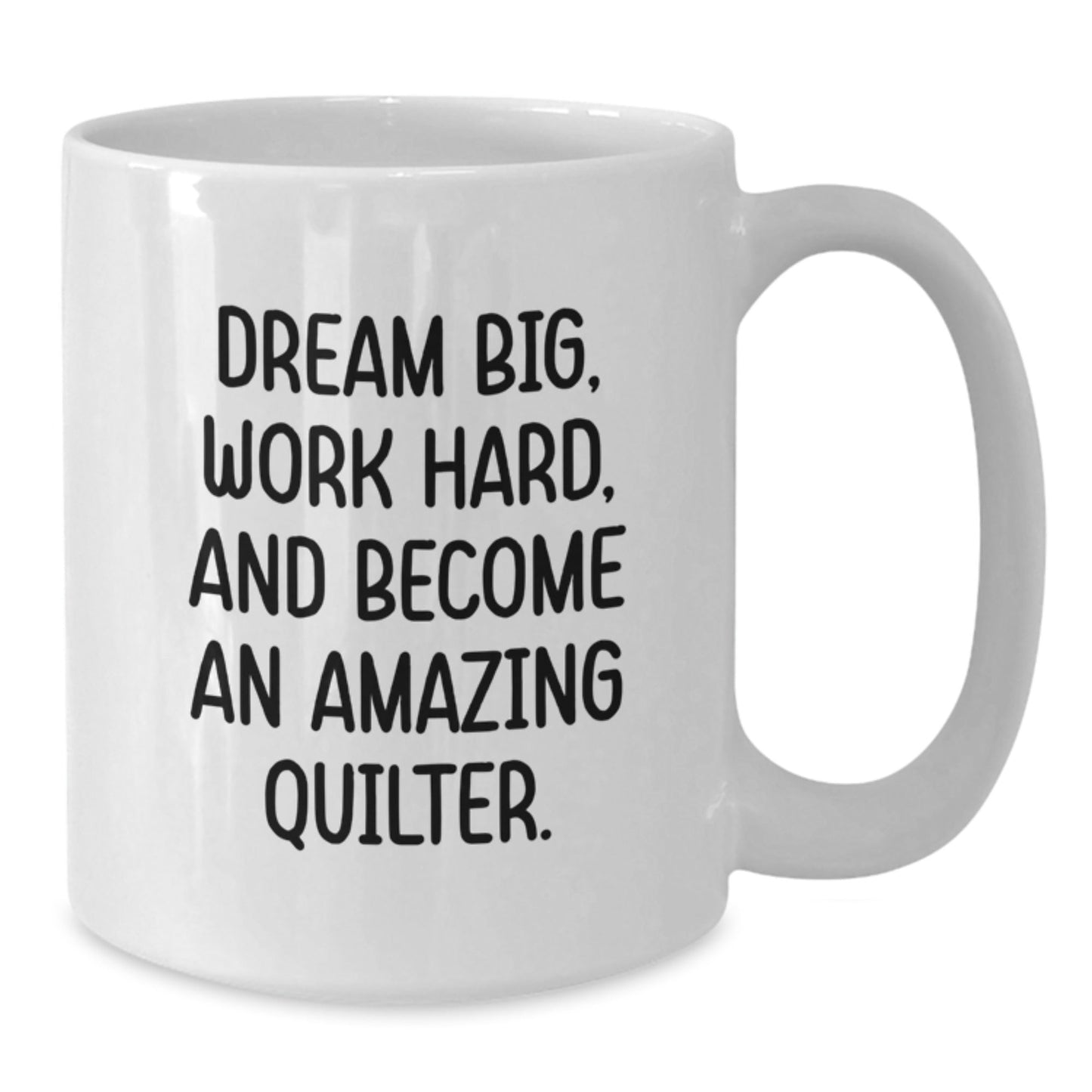 Funny Quilter Gifts for Men or Women - White Coffee Mug with Inspirational Quote - Gifts from Friends to Family for Christmas - The Buy Boom