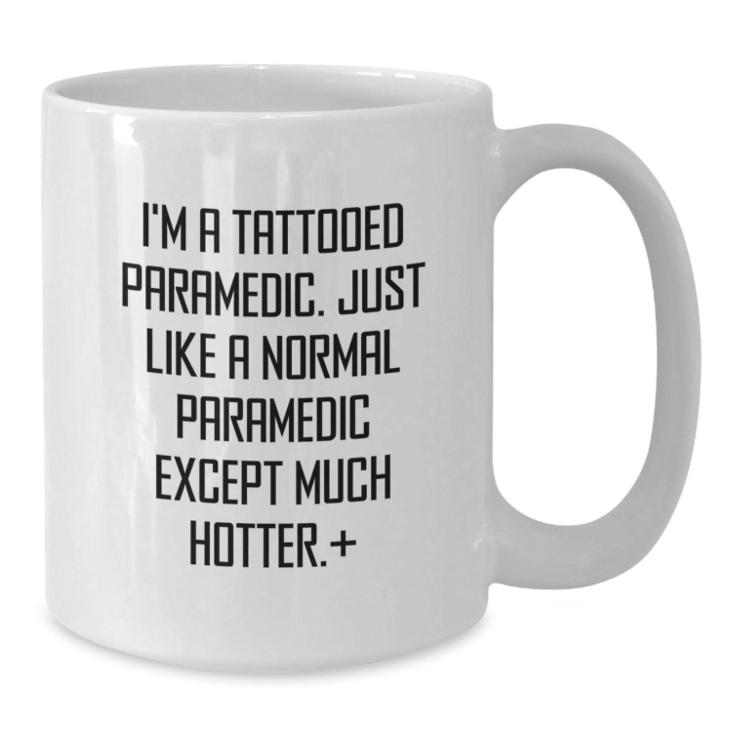 Funny Rescue Worker Christmas Unique Gifts for Rescue Worker Men - Rescue Worker White Coffee Mug, I'm A Tattooed Rescue Worker - 11oz or 15oz Ceramic Mug - The Buy Boom