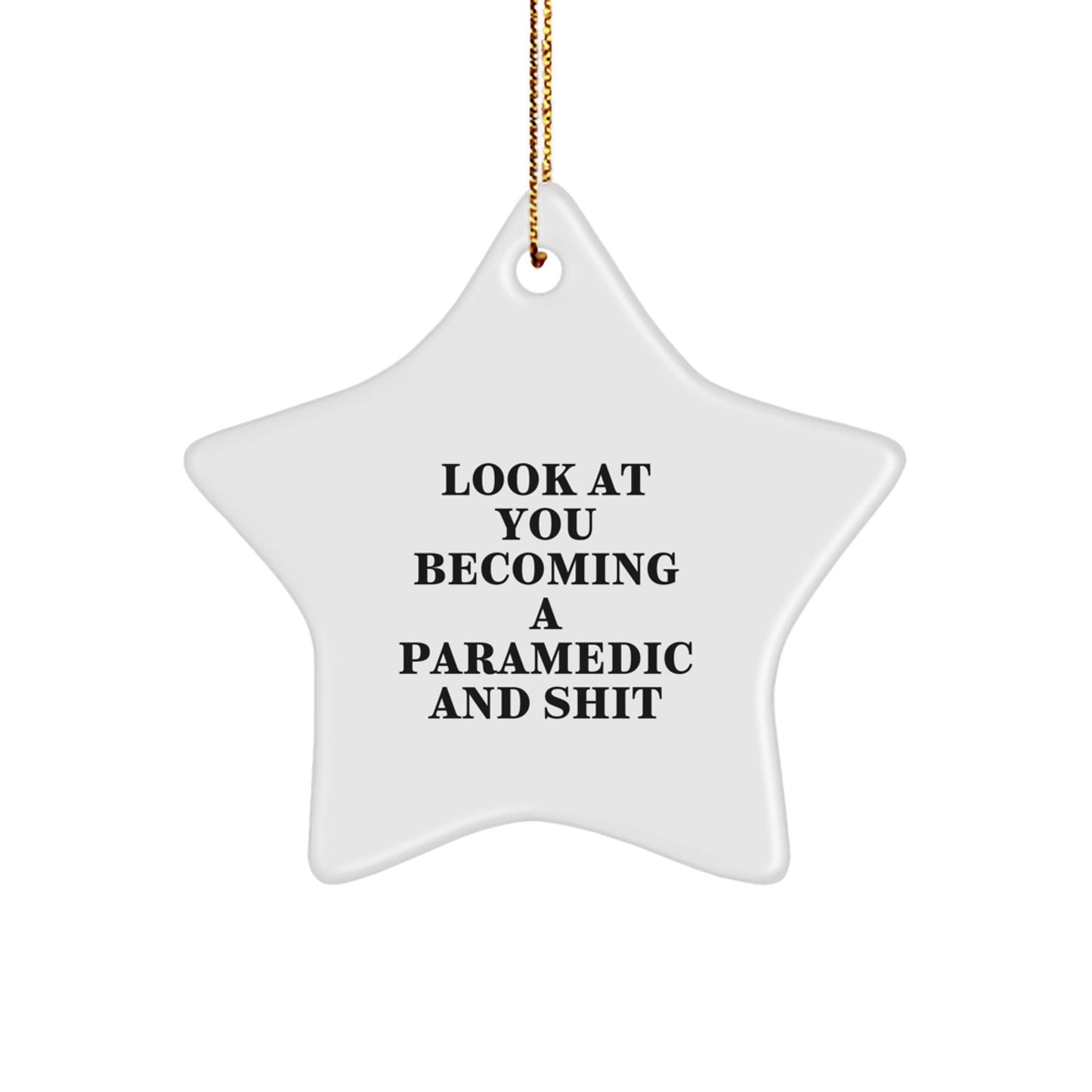Funny Rescue Worker Gifts for Him or Her - Star Ornament with Inspirational Quote, Gifts from Friends or Family, Christmas Unique Gifts - The Buy Boom
