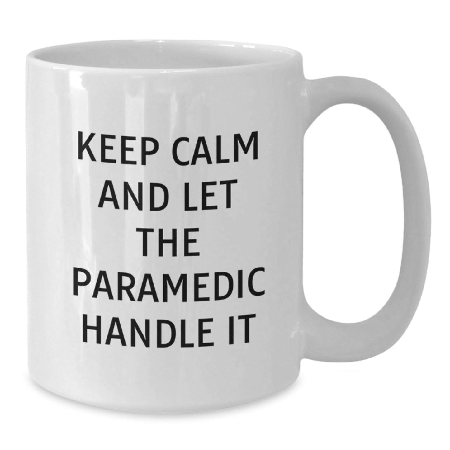 Funny Rescue Worker Quote Gifts from Friends for Birthday Unique Rescue Worker White Coffee Mug, Keep Calm And Let The Rescue Worker Handle It - The Buy Boom