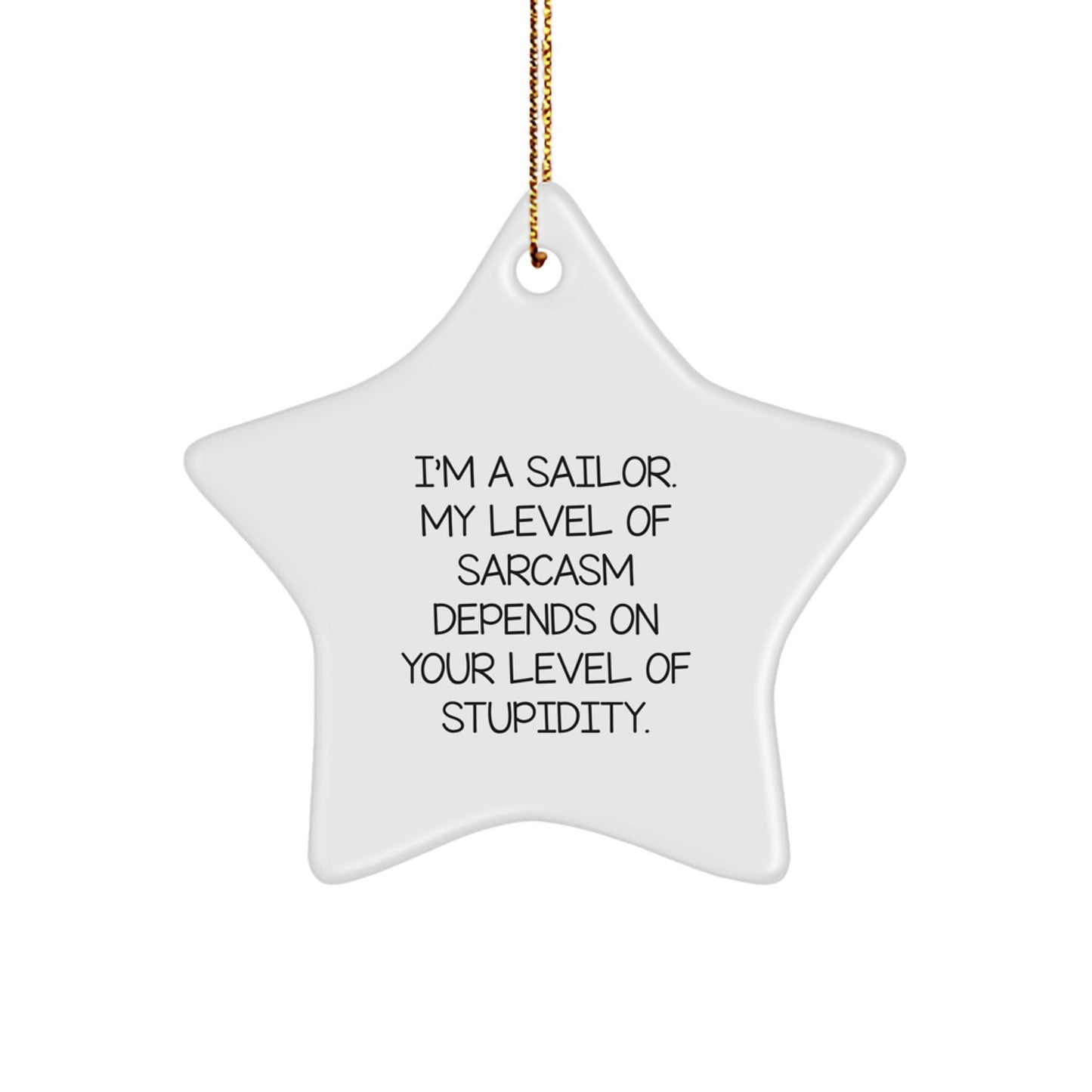 Funny Sailor Star Ornament Gifts from Friends to Sailor Men Women this Christmas - The Buy Boom