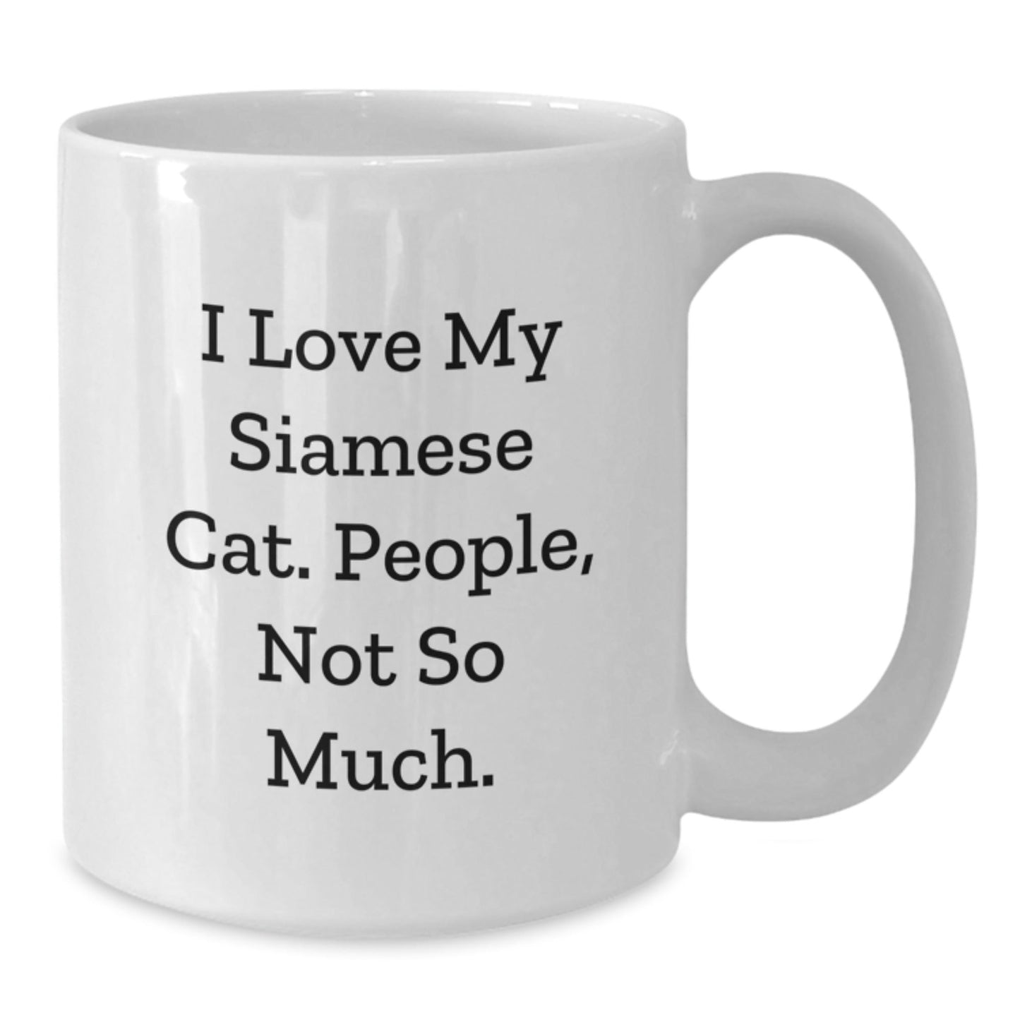Funny Siamese Cat Lover Gifts from Family, Friends, or Coworkers for Graduation - White Coffee Mug - The Buy Boom