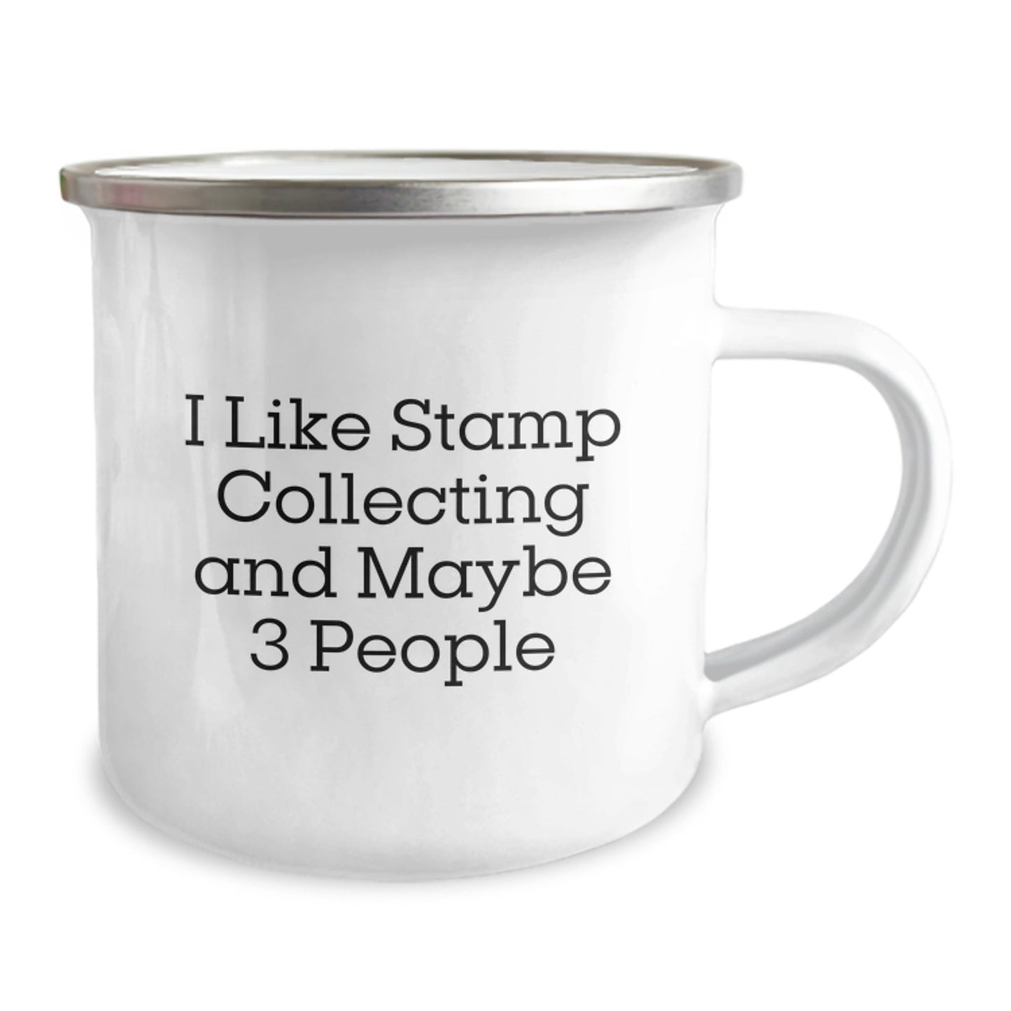 Funny Stamp Collecting Gifts for Friends - Camping Mug, Perfect for Stamp Collecting Enthusiasts, Gifts from Friends for Men - The Buy Boom
