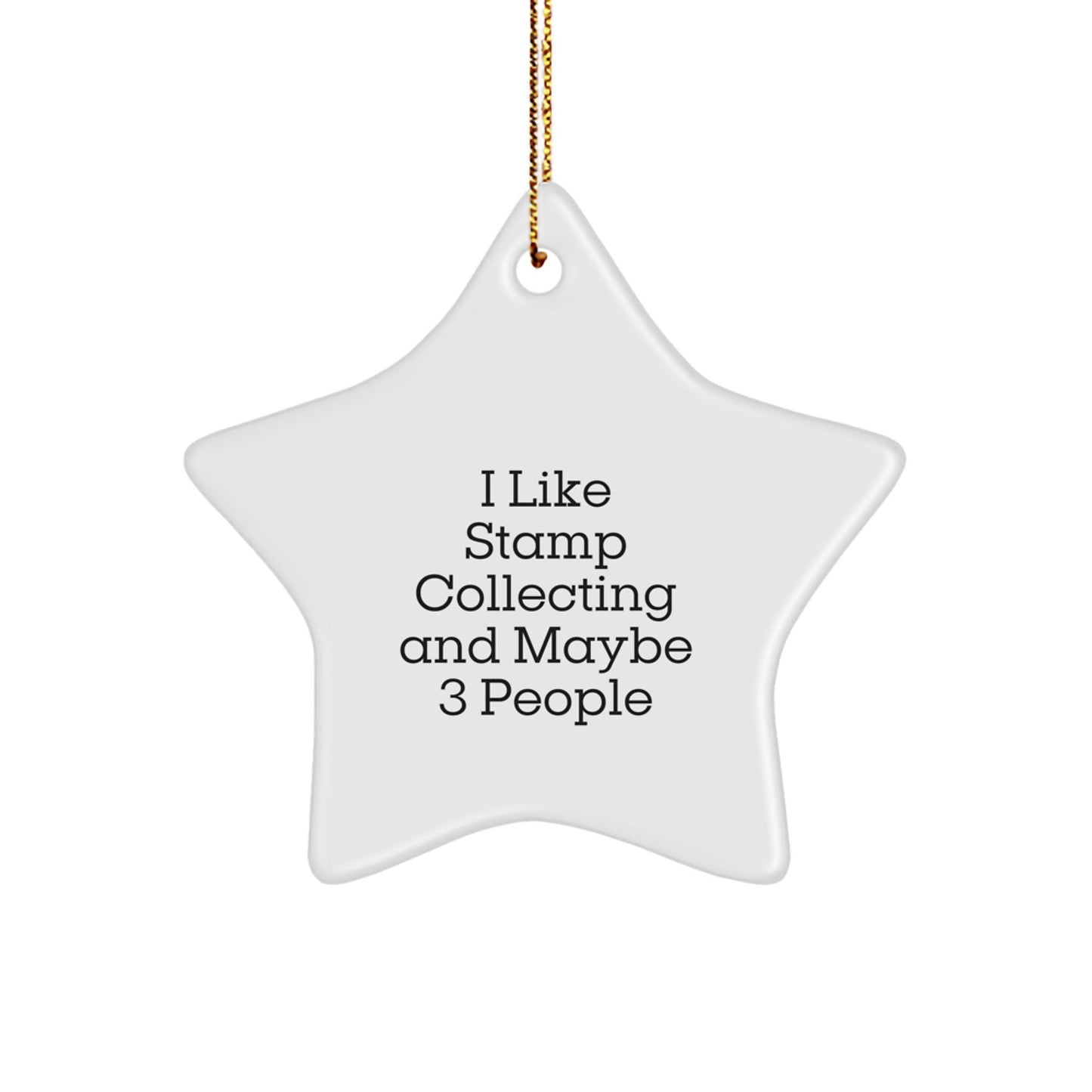 Funny Stamp Collecting Gifts for Men, Unique Star Ornament from Friends, Christmas Decoration Idea - The Buy Boom
