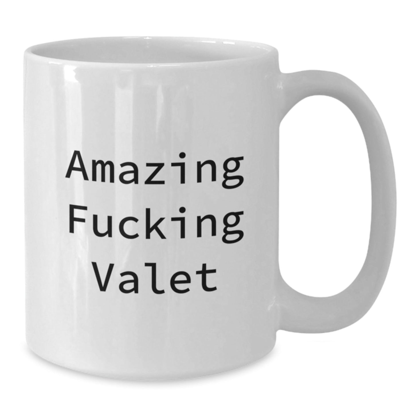 Funny Valet Gifts, Amazing F - king Valet Quote on White Coffee Mug for Birthday, Gifts from Friends, Gifts for Valet - The Buy Boom