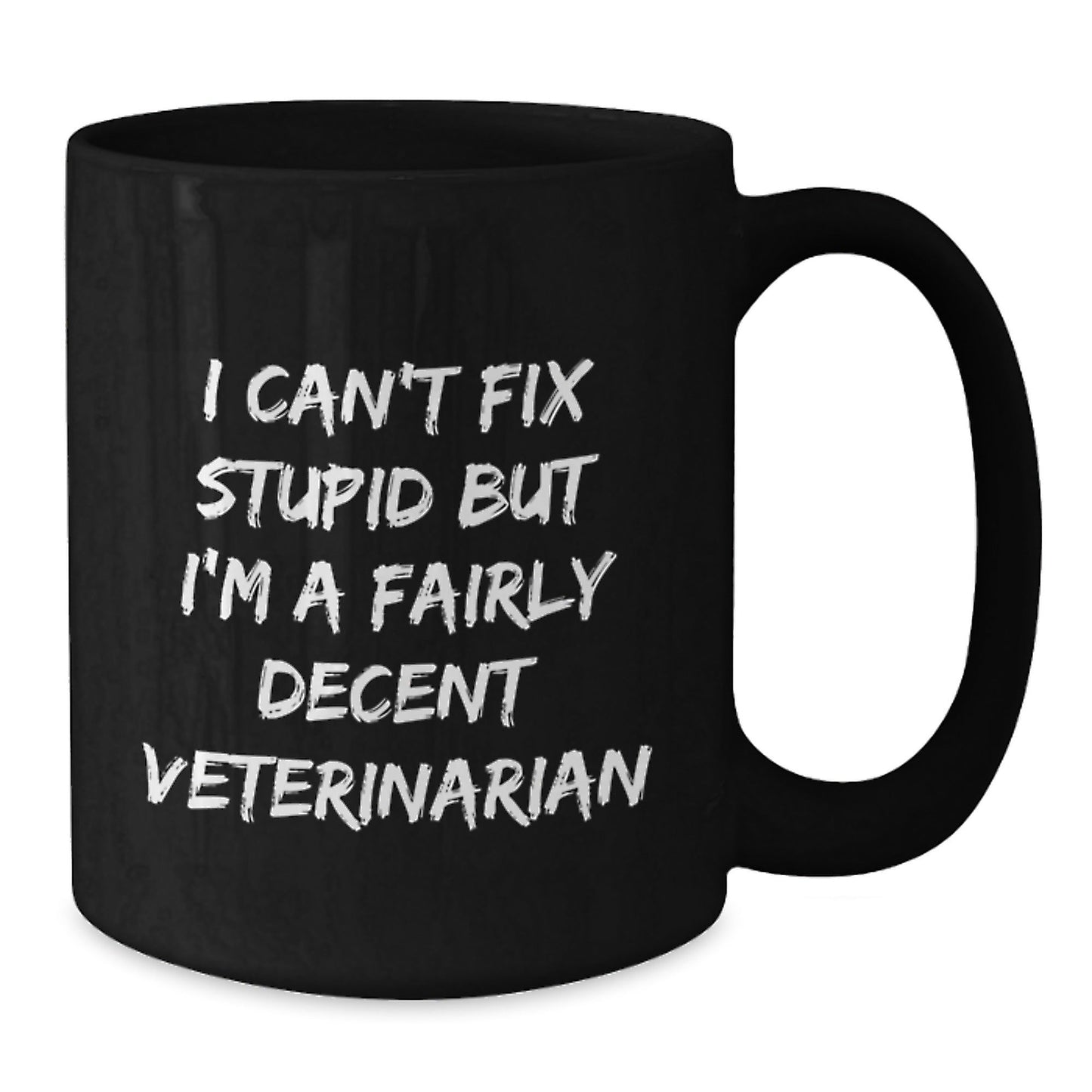 Funny Veterinarian Gifts from Family, Unique Christmas Memorable Presents for Veterinarian Friends, Black Coffee Mug - The Buy Boom