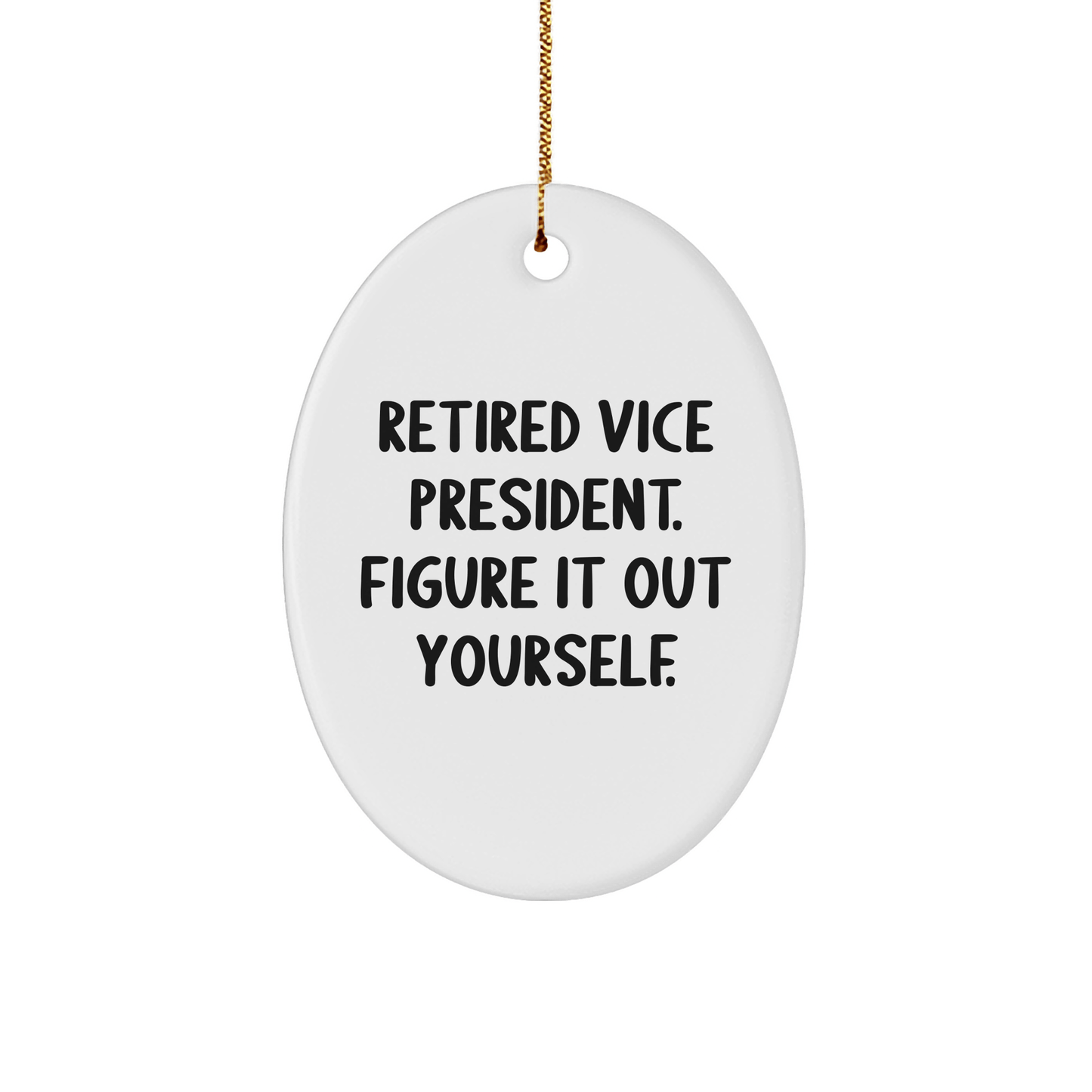 Funny Vice President Oval Ornament Gifts from Men for Christmas Unique Gifts - The Buy Boom
