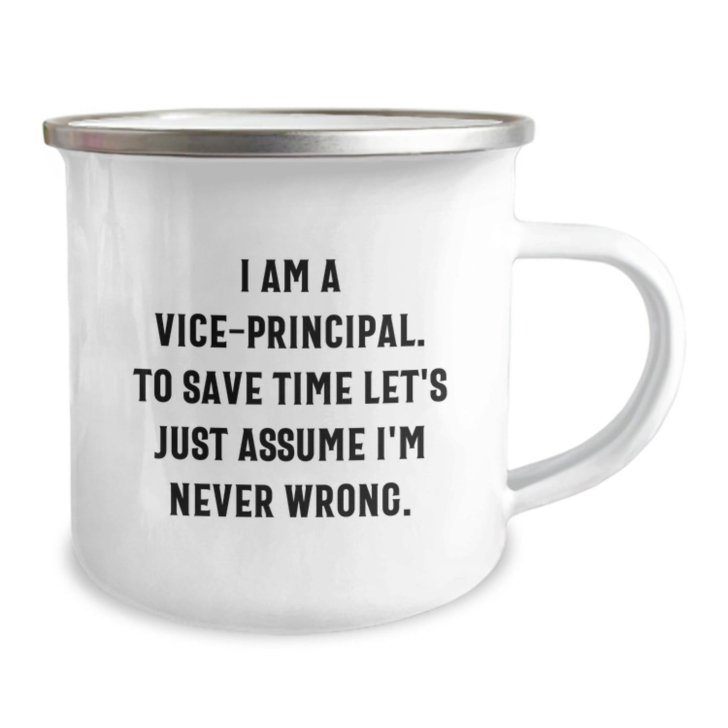 Funny Vice - principal Gifts for Men, Vice - principal Camping Mug with Inspirational Quote, Gifts from Friends, Unique Graduation Gifts - The Buy Boom