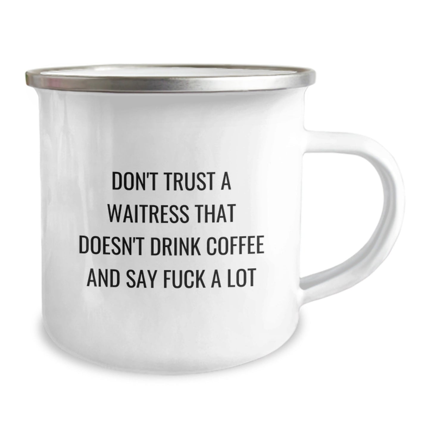 Funny Waitress Gifts from Friends to Waitress, Unique Christmas Unique Gifts for Waitress, Funny Camping Mug for Coffee Lover Waitress - The Buy Boom