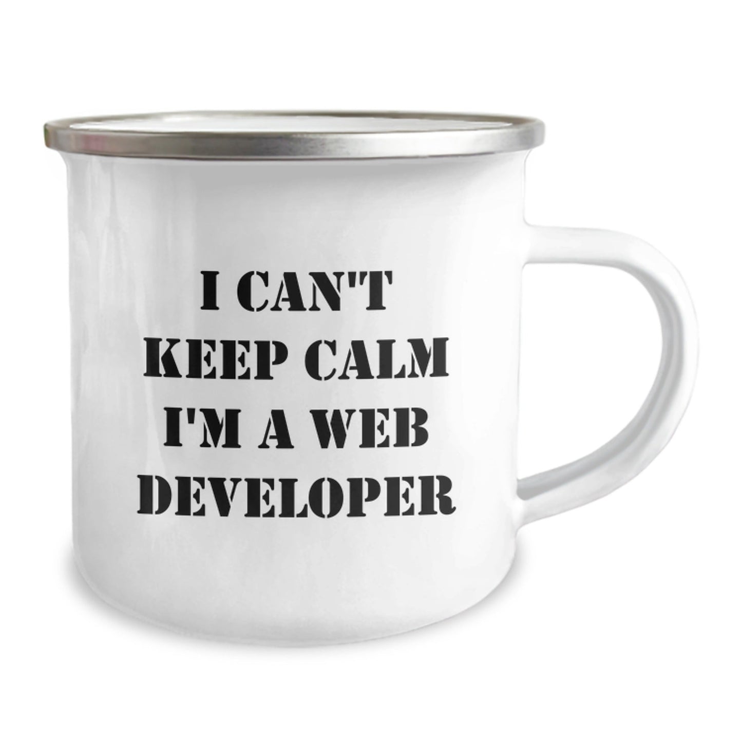 Funny Web Developer Gifts - I Can't Keep Calm I'm A Web Developer - Birthday Unique Gifts from Friends to Coworkers - The Buy Boom