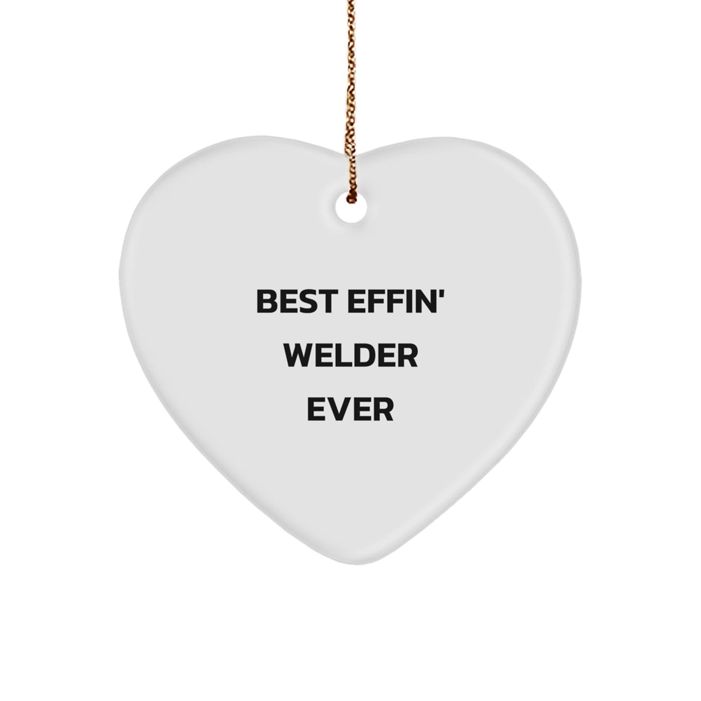 Funny Welder Heart Ornament Gift for Welder Friends Christmas Unique - The Buy Boom