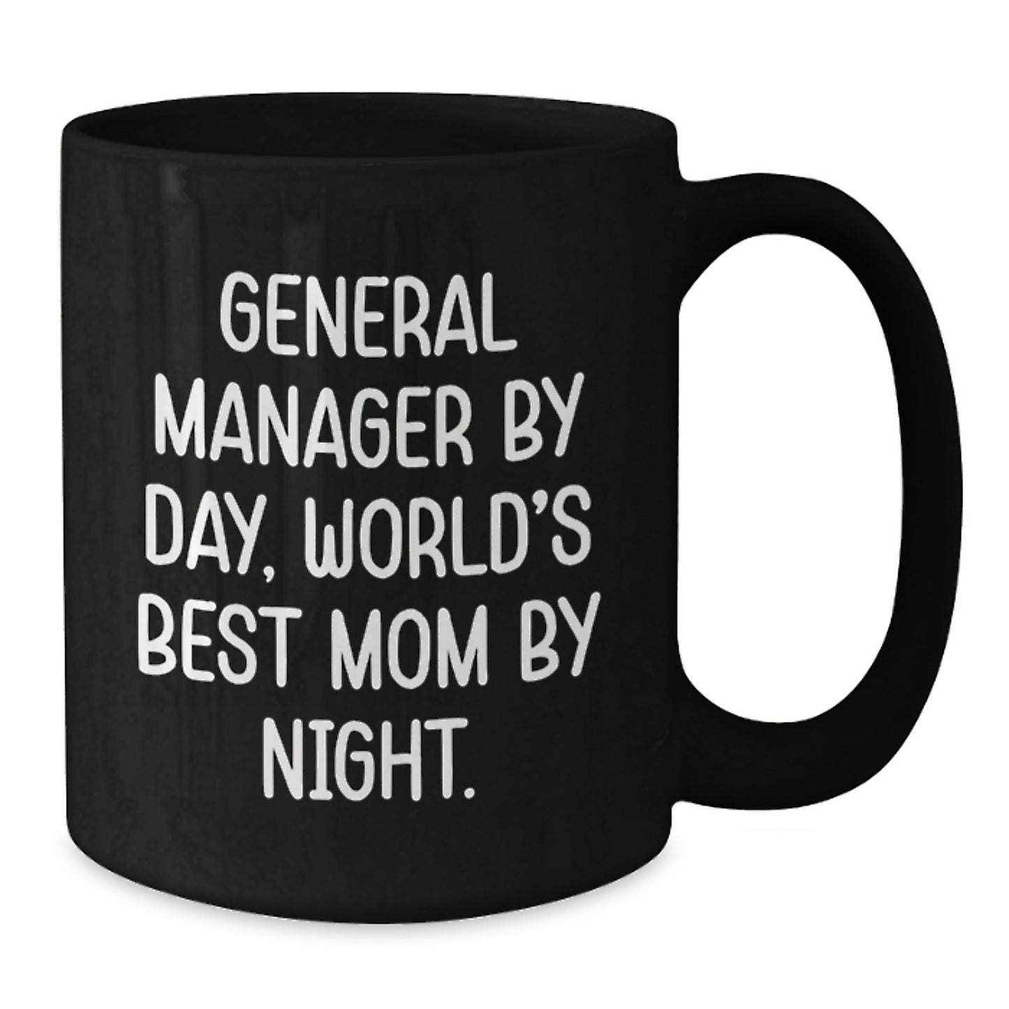 General Manager Gifts, Funny Quotes Black Coffee Mugs, Birthday Unique Gifts from Friends or Family, Gifts for Him or Her - The Buy Boom