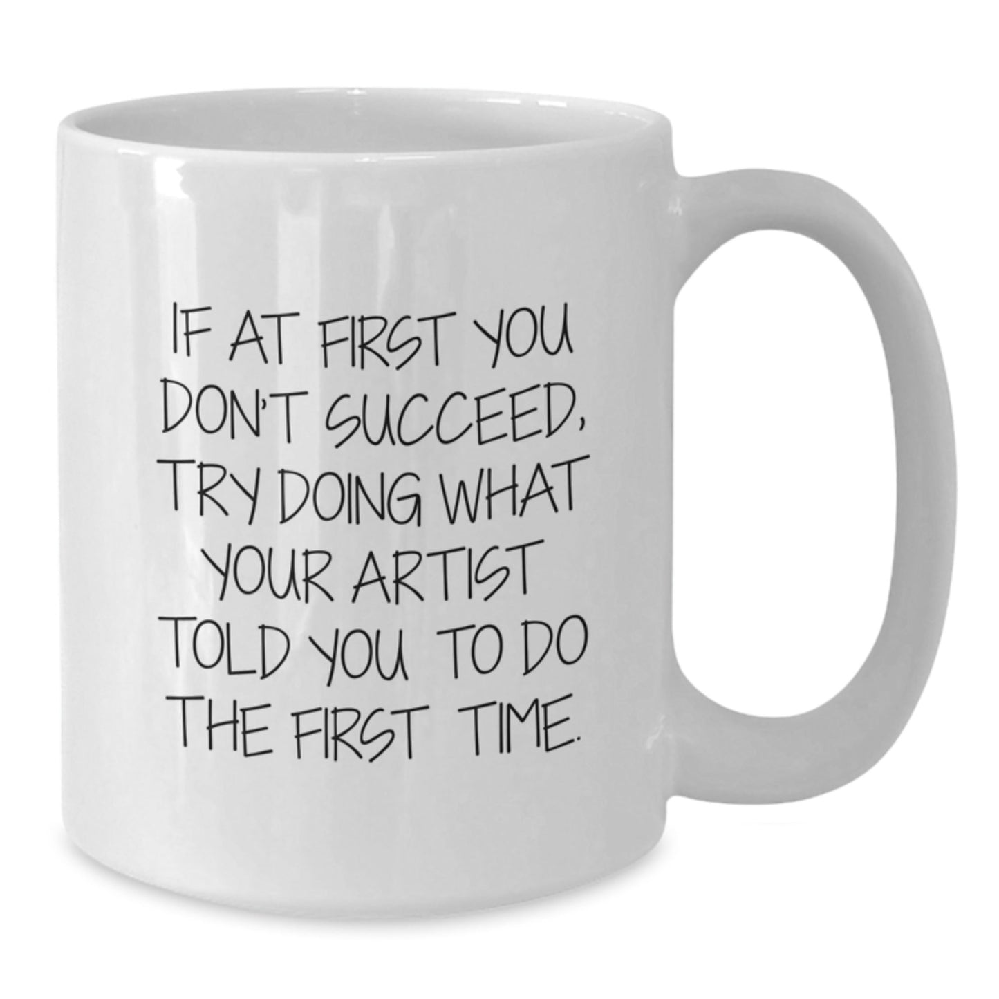 Gifts for Artist Friends Funny White Coffee Mugs from Men, White Artist Quote Christmas Unique Gifts - The Buy Boom