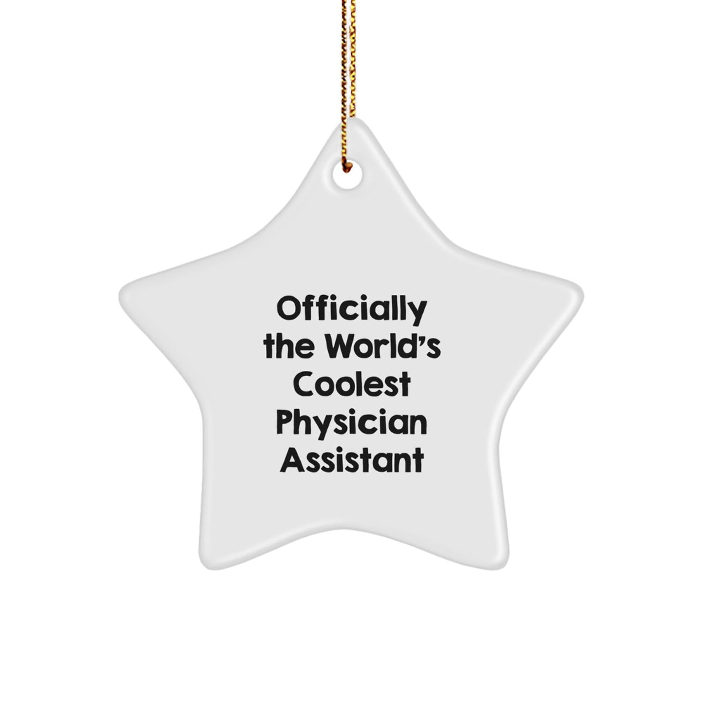 Gifts from Family for the World's Coolest Physician Assistant - Christmas Star Ornament, Physician Assistant Gifts, Funny Quote - The Buy Boom