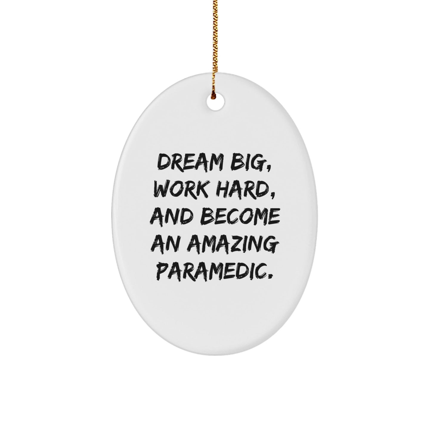 Gifts from Family, Friends, or Coworkers for Rescue Workers - Inspirational Oval Ornament for Christmas Unique Gifts - The Buy Boom