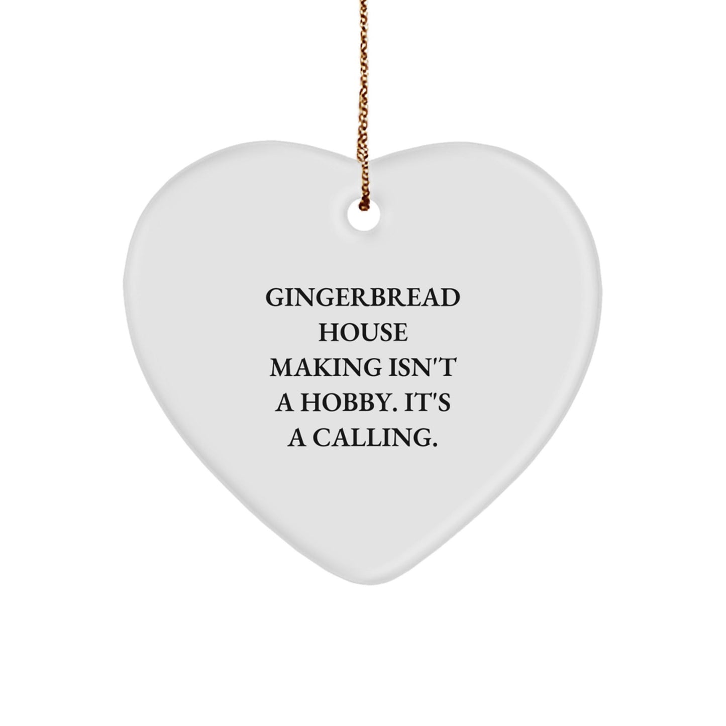 Gingerbread House Making Heart Ornament Gifts from Friends and Family this Christmas - The Buy Boom