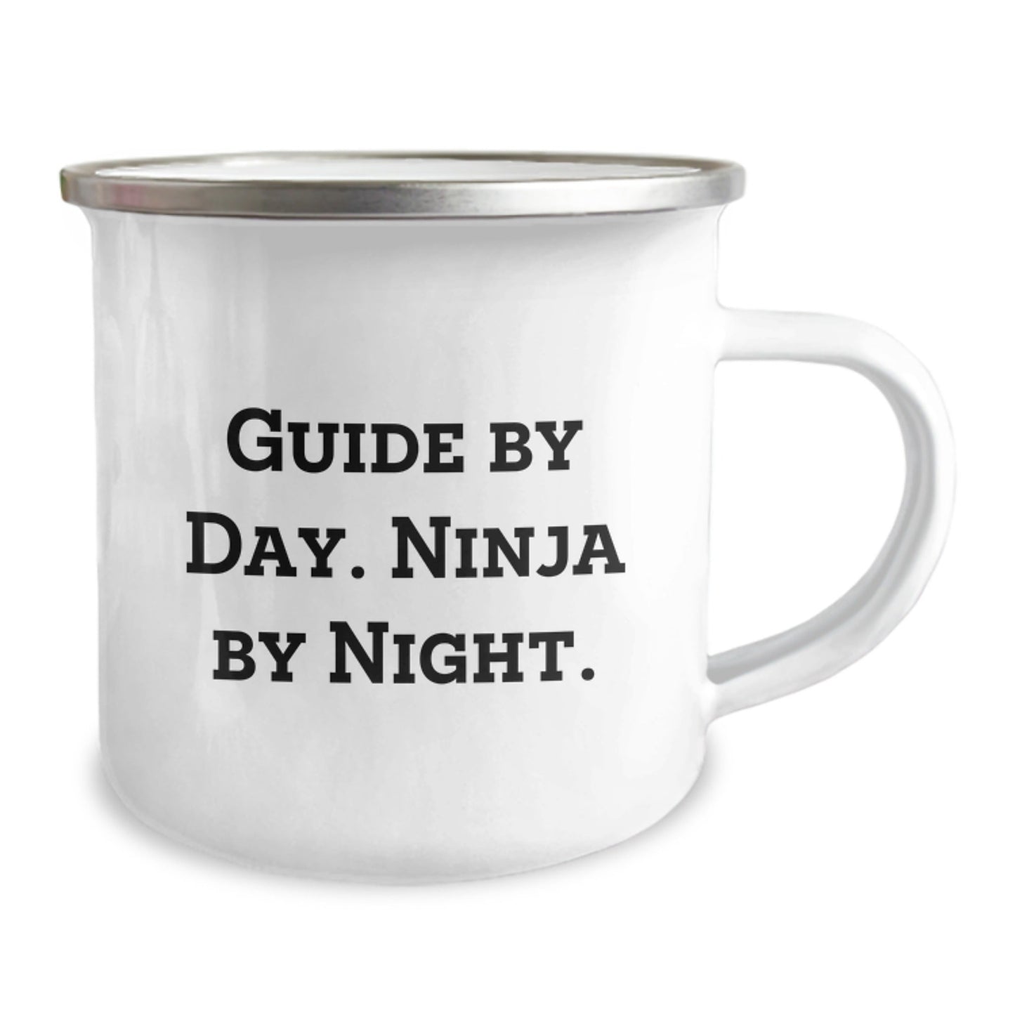 Guide By Day. Ninja By Night. - Unique Gifts for Guide Graduation, Funny Camping Mug for Men, Women, Friends, Coworkers, Family - The Buy Boom