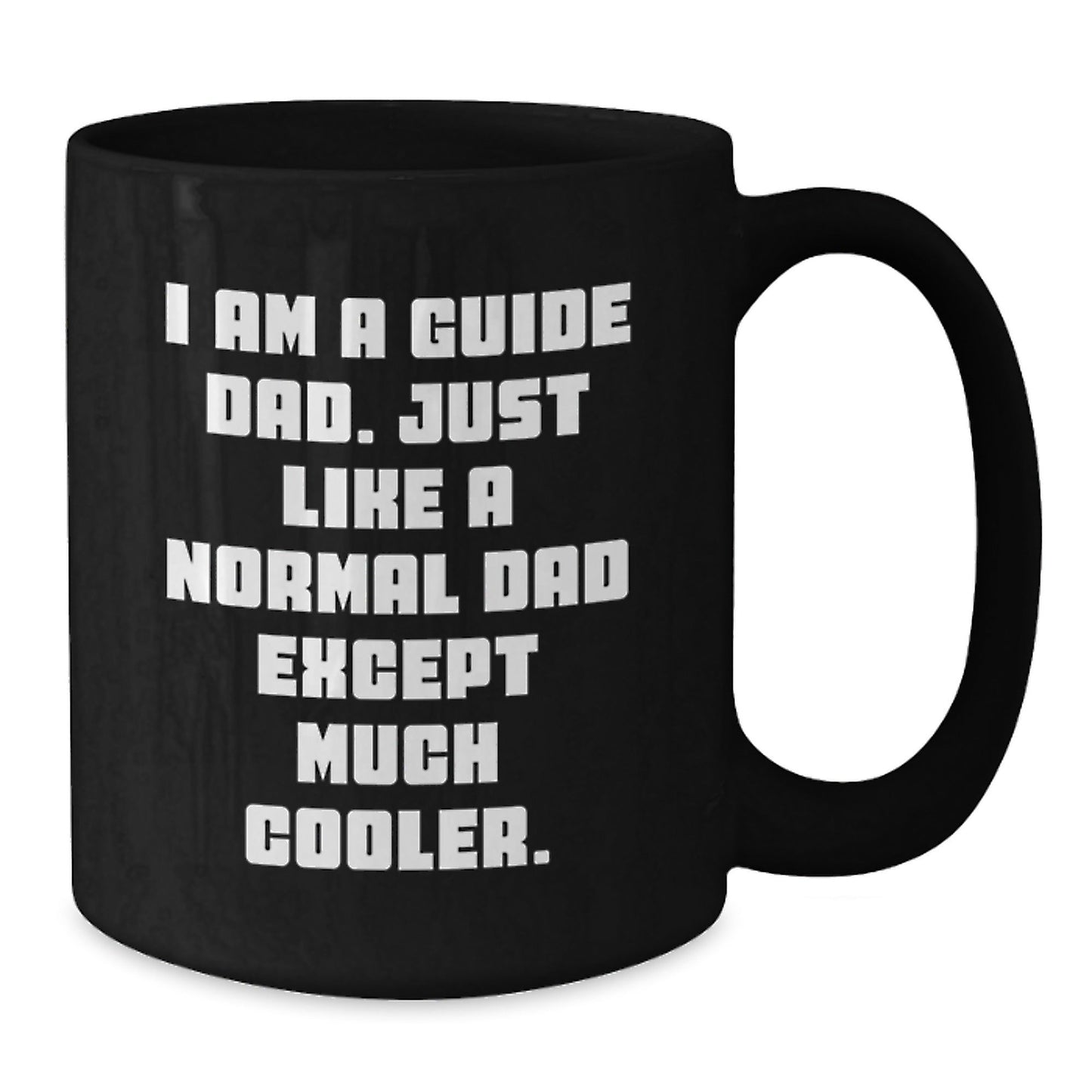 Guide Dad Coffee Mug Gifts from Men to Guide Dads on Christmas Morn, Funny Mug for Guide Enthusiast Guide Dad, Black Coffee Mug - The Buy Boom