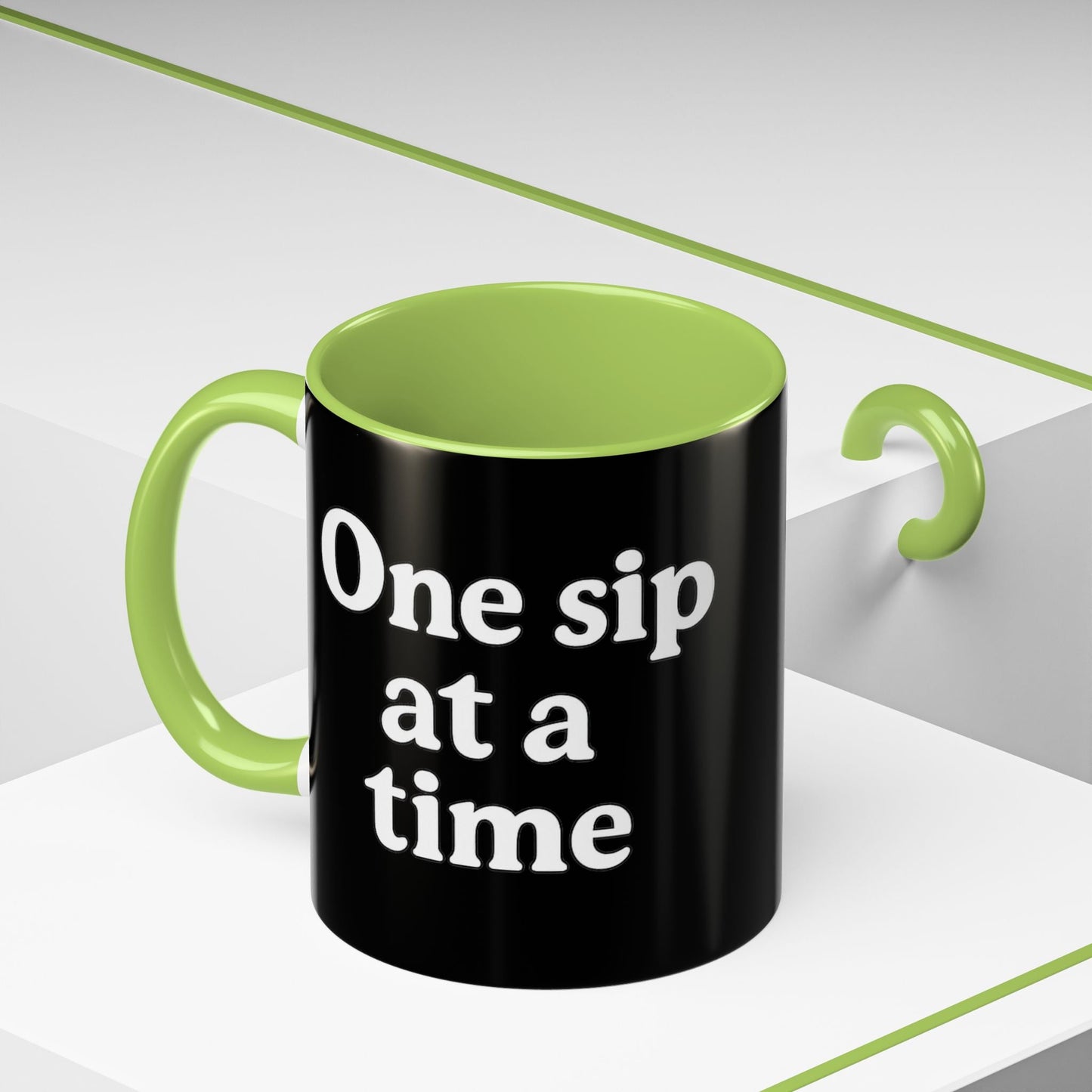 Inspirational Coffee Mug - "One Sip at a Time" - The Buy Boom