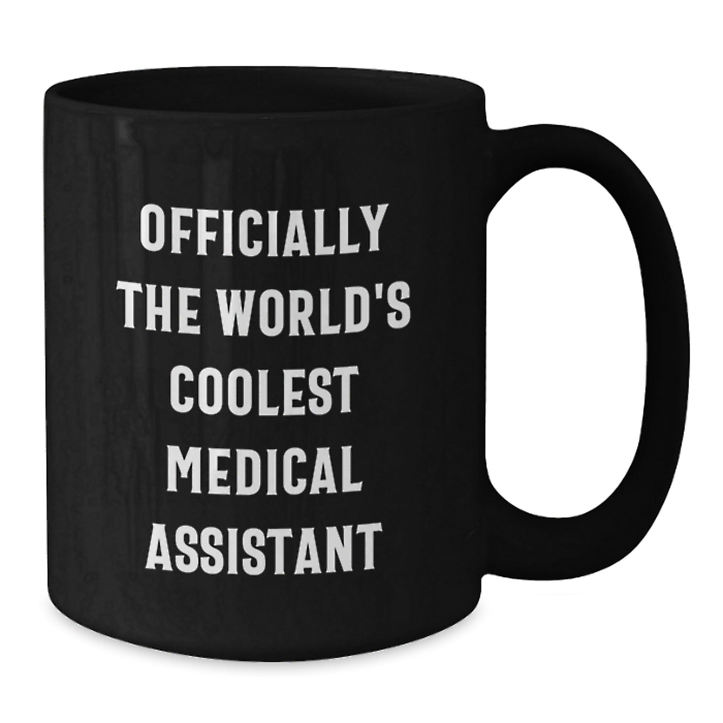 Medical Assistant Gifts for Men from Friends, 'Officially The World's Coolest Medical Assistant' Funny Quote Black Coffee Mug, Christmas Unique Presents - The Buy Boom