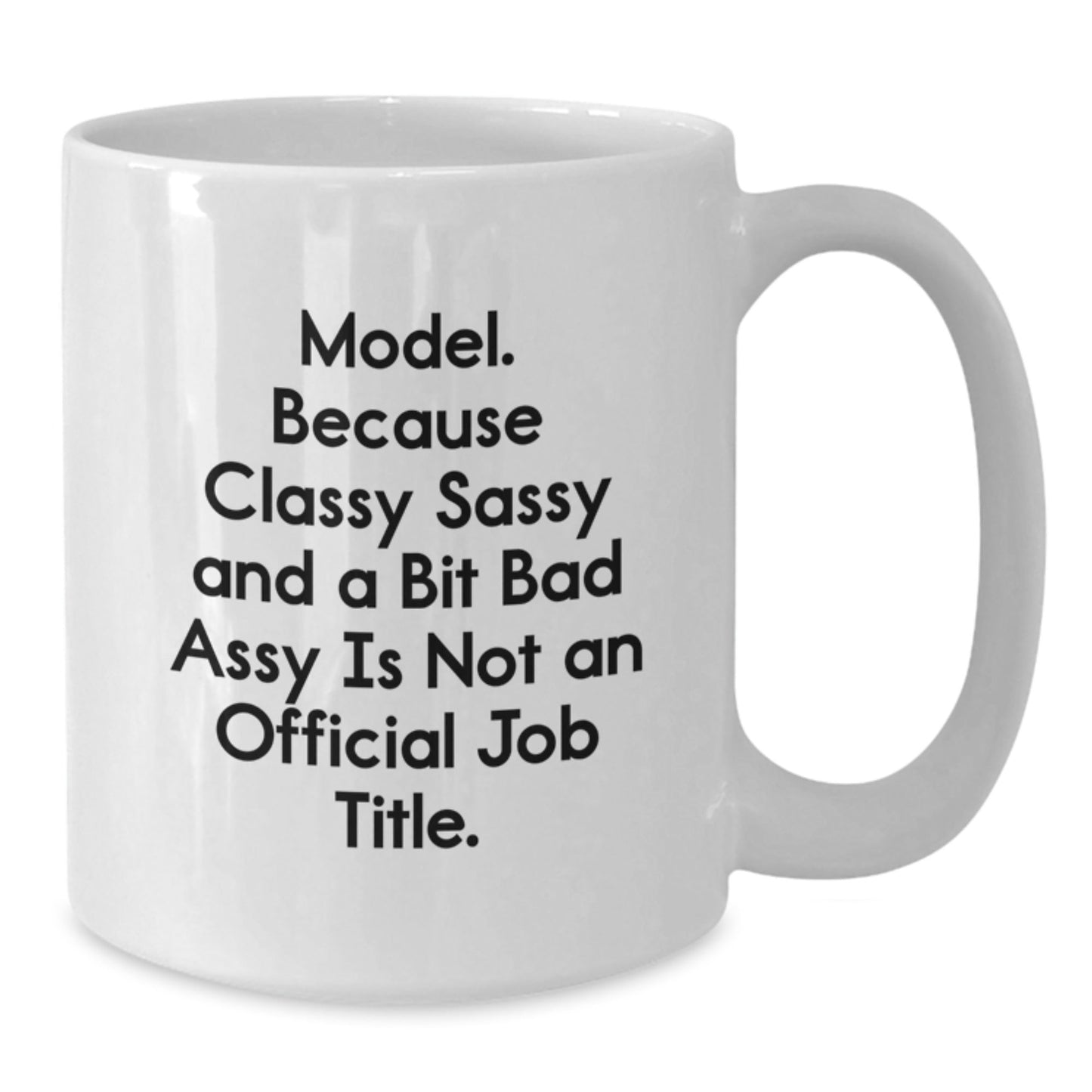 Model Gifts from Friends, White Coffee Mug with Funny Quote, Christmas Unique Gifts for Men, Women, Family - The Buy Boom