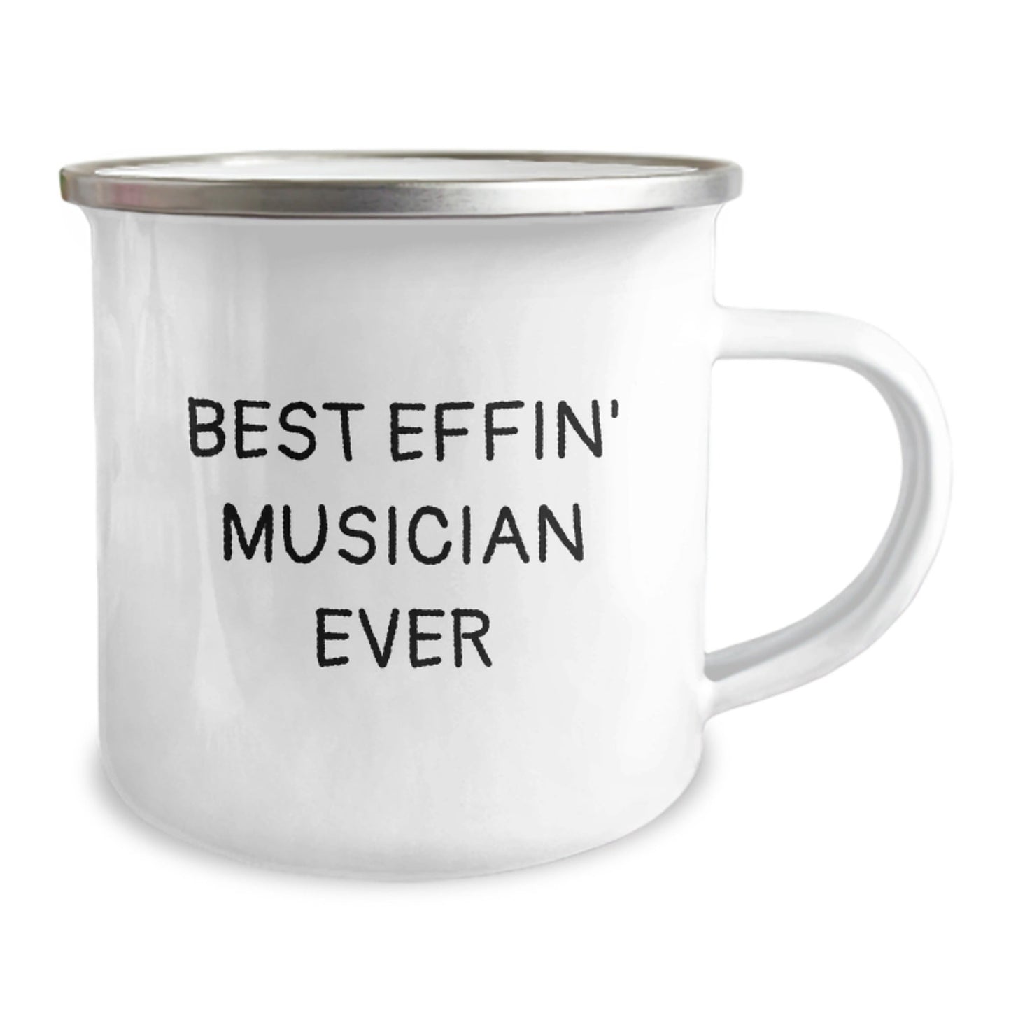 Musician's Best Effin' Camping Mug for Graduation - Funny Quote Gifts from Friends to Musician - The Buy Boom
