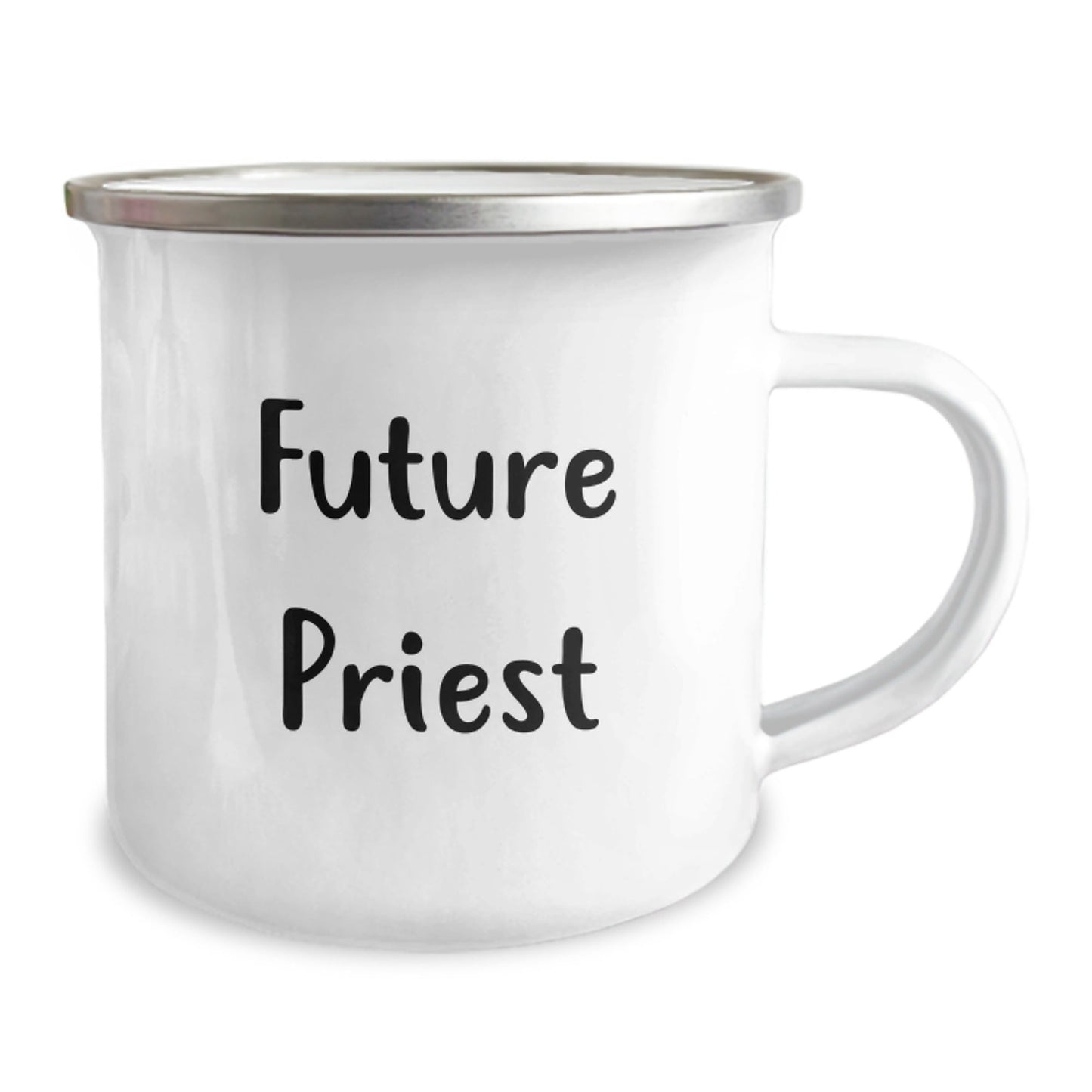 Priest Gifts, Funny Quote, Christmas Unique Gifts from Family to Future Priest Men Camping Mug - The Buy Boom