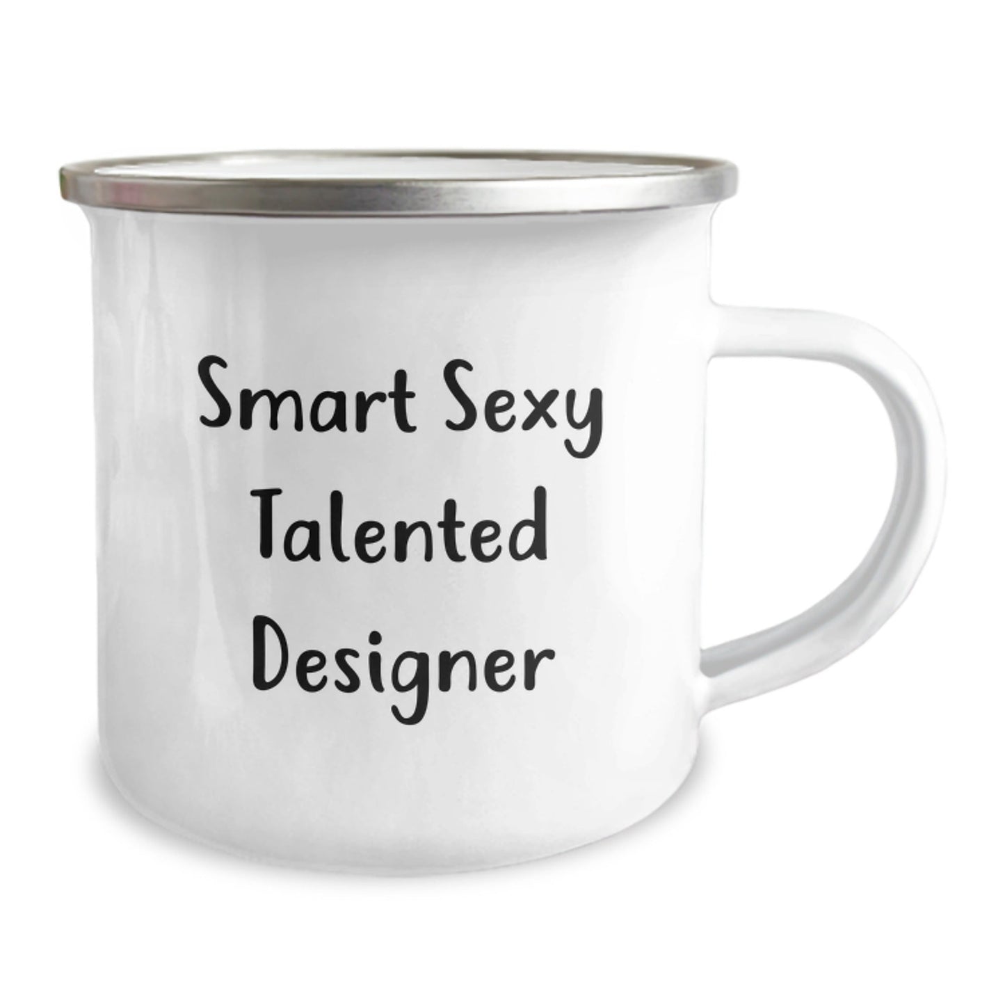 Smart Sexy Talented Designer Gifts from Friends or Family - Funny Camping Mug for Birthday - The Buy Boom