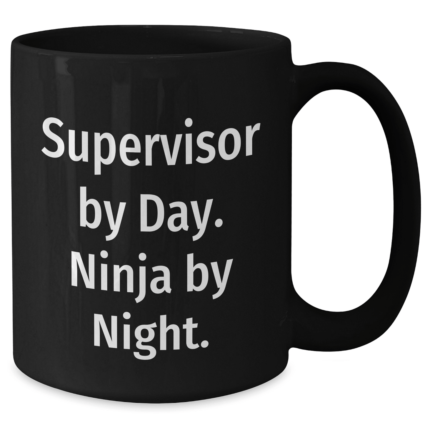 Supervisor Gifts from Friends, Funny Black Coffee Mug for Supervisor By Day, Ninja By Night, Father's Day Unique Gifts - The Buy Boom