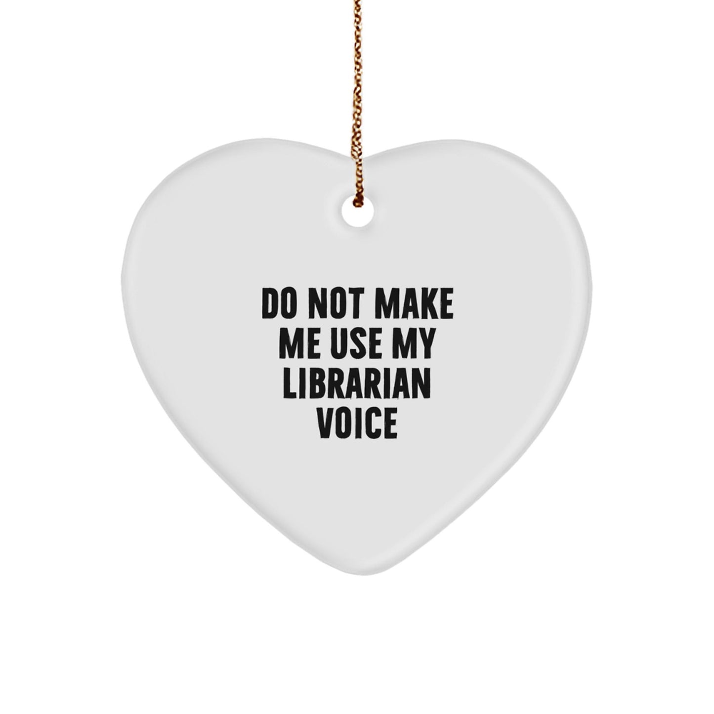 Unique Funny Librarian Gifts from Friends for Librarian Heart Ornament on Christmas Unique Gifts - The Buy Boom