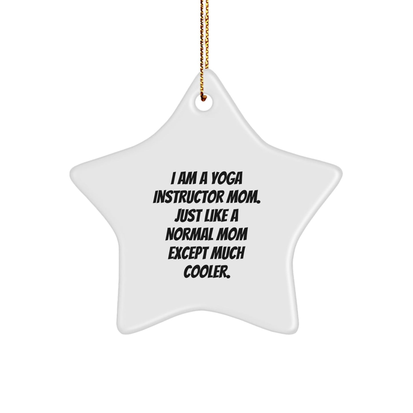 Unique Yoga Instructor Star Ornament Gifts from Friends for Yoga Instructor Mom - The Buy Boom