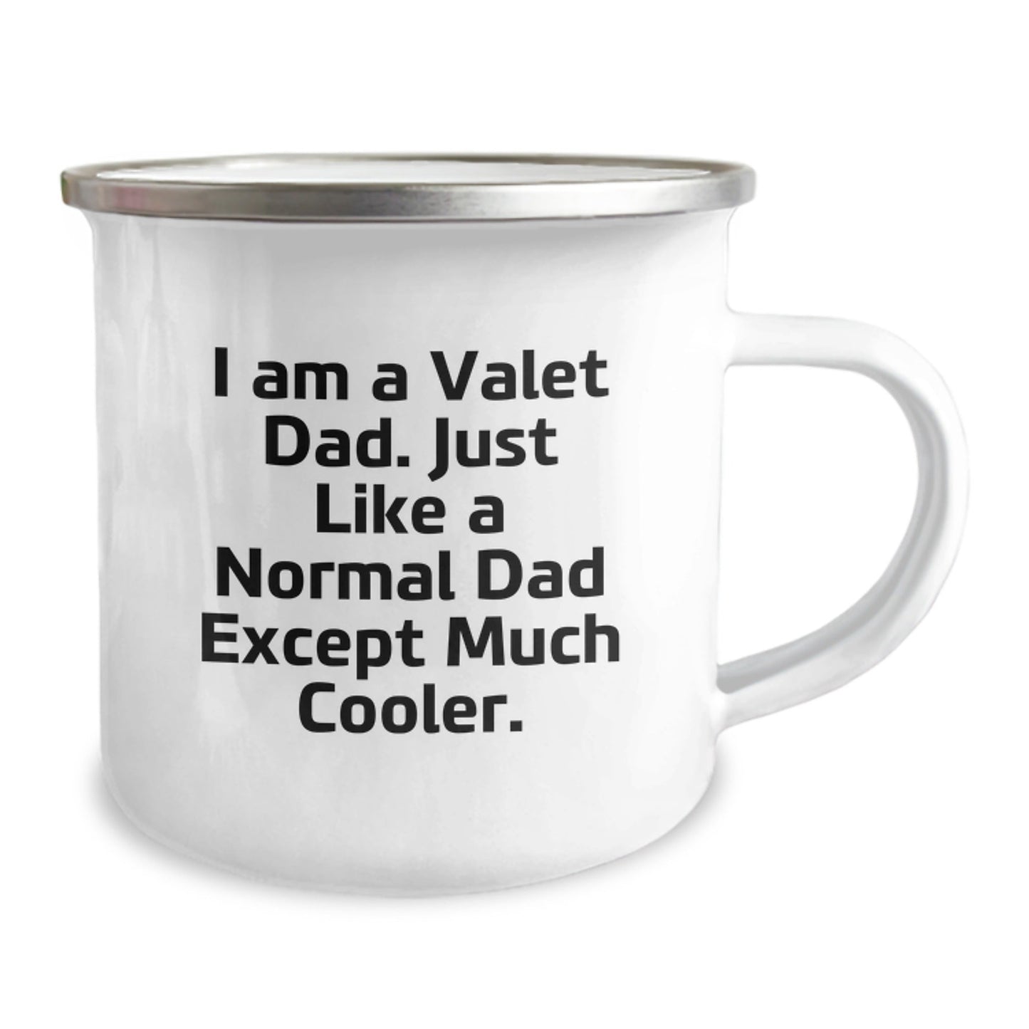 Valet Dad Gifts for Friends and Family - Unique Christmas Memorable Presents from Men to Valet Dads - Camping Mug with Funny Quote - The Buy Boom