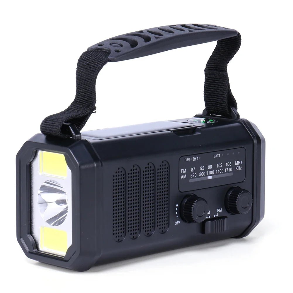 Stay Prepared Anywhere with the Portable Hand Crank AM/FM Weather Radio - The Buy Boom