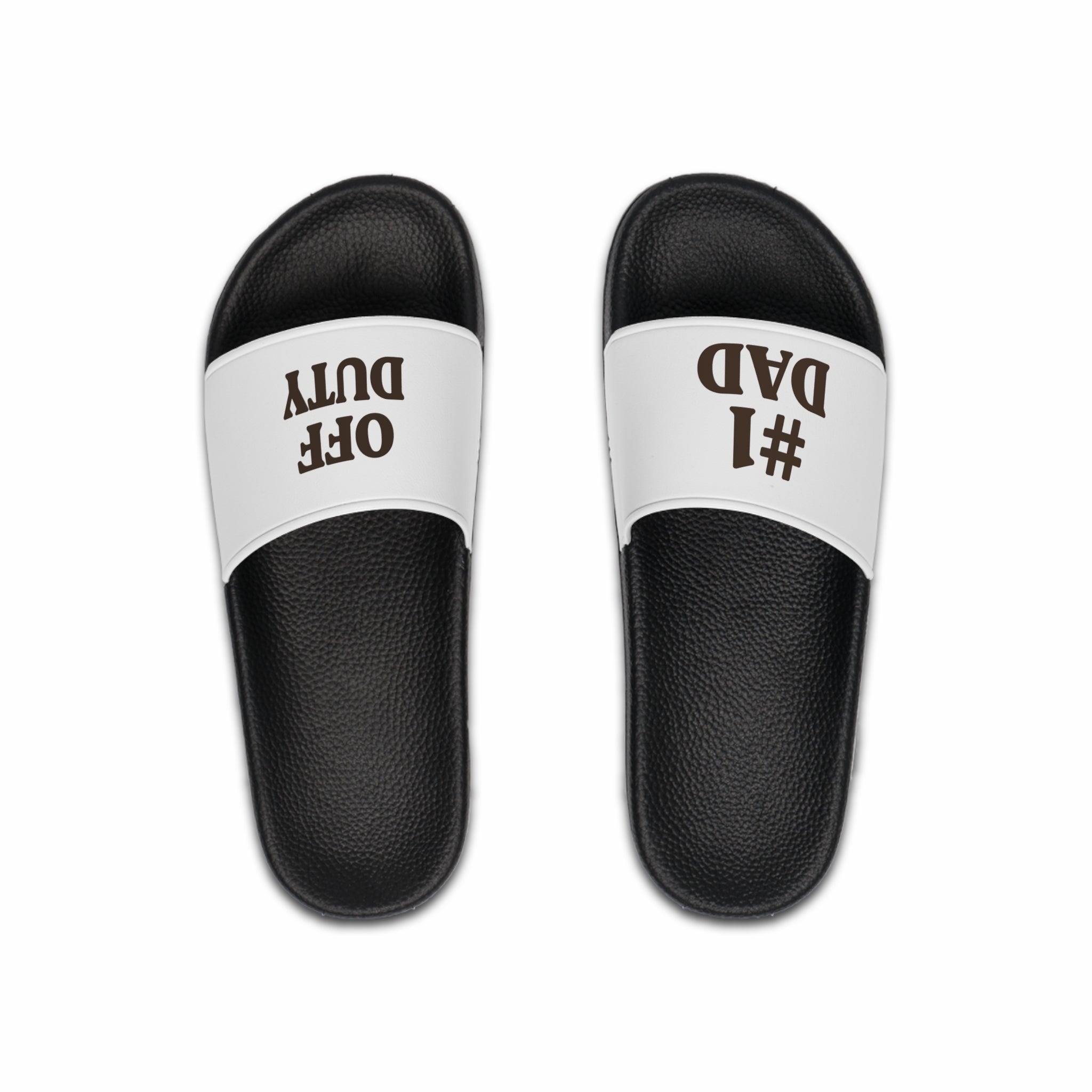 Black sole with Dark Brown Text