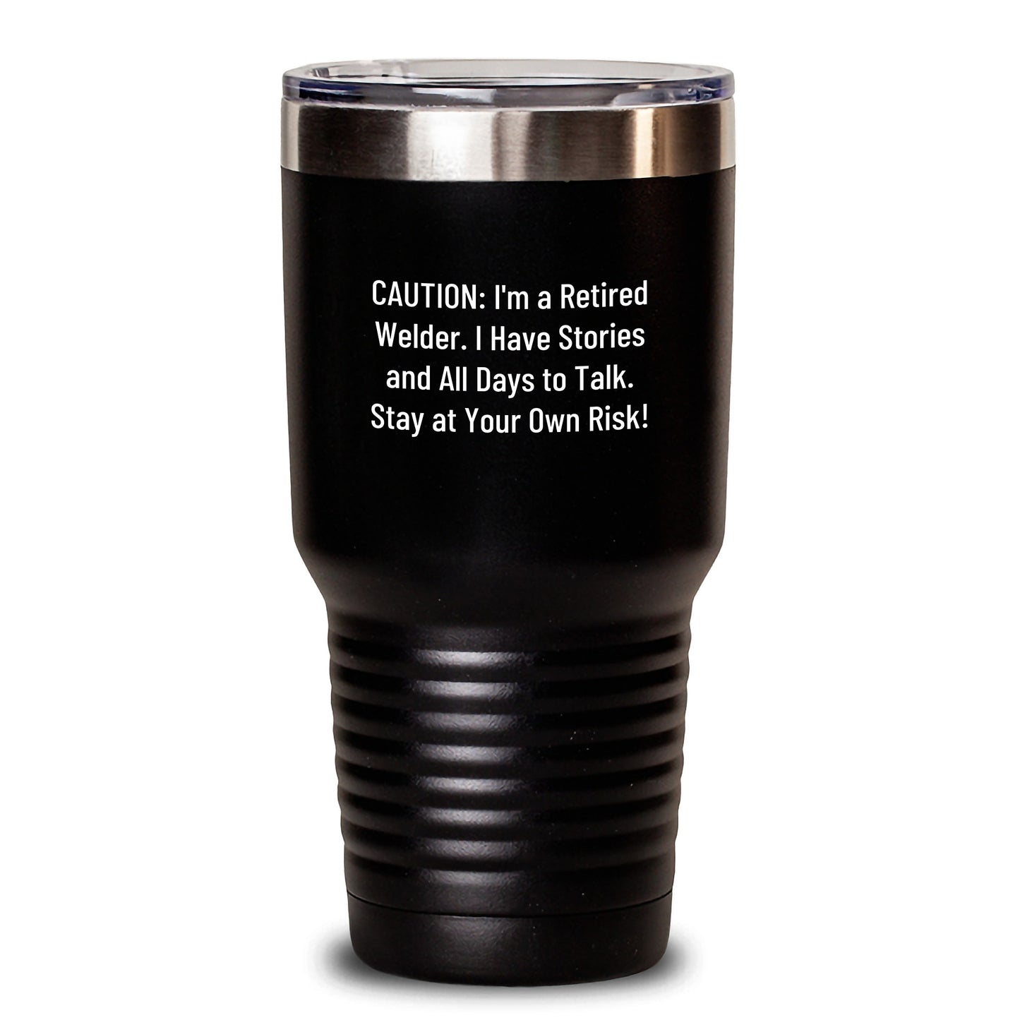 Funny Welder Gifts from Men - Retired Welder Tumbler Keeps Hot or Cold Drinks - Christmas Unique Gifts for Welder Friends - Main