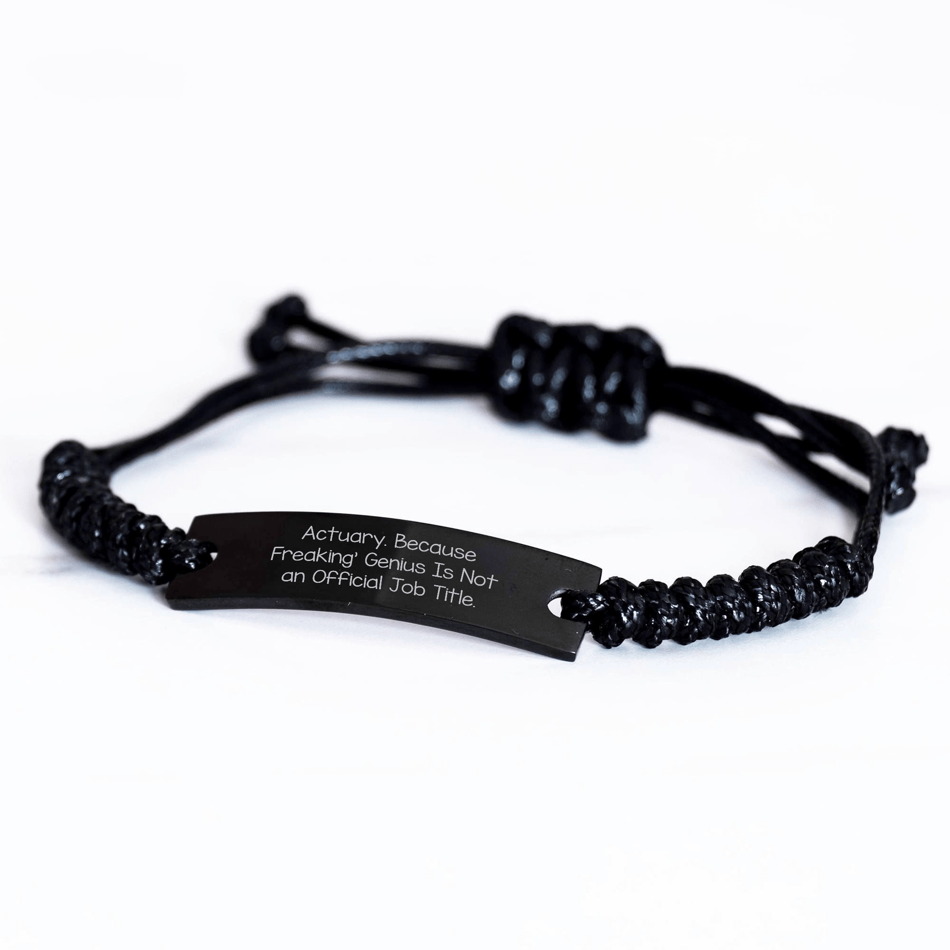 Actuary Rope Bracelet Gifts from Men, Actuary, Coworkers - Inspirational Quote - Graduation Unique Gifts - The Buy Boom