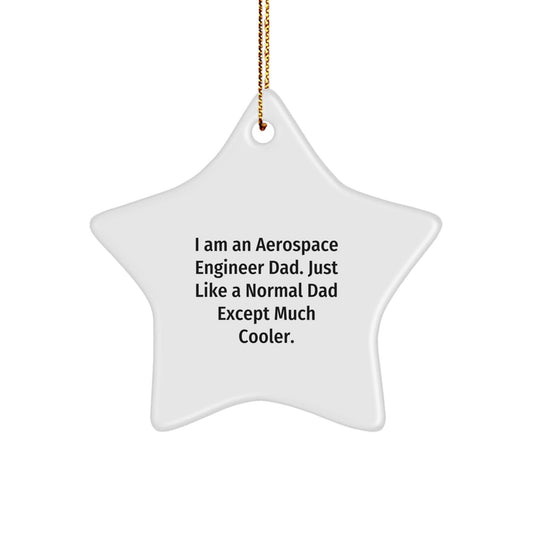 Aerospace Engineer Gifts from Dad, A Funny Star Ornament for Christmas, Inspirational Quotes - The Buy Boom