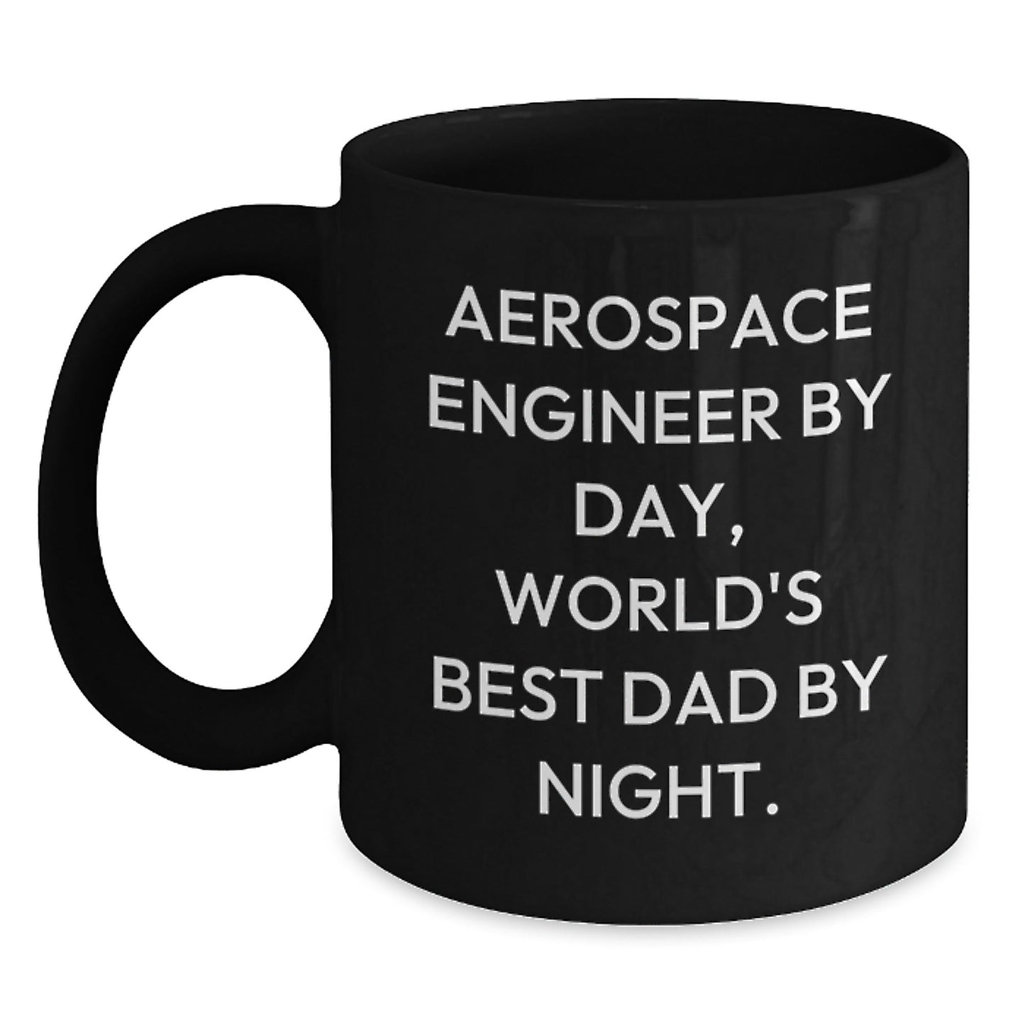 Aerospace Engineer Gifts, Funny Quote, Black Coffee Mug for Graduation from Men to Friends - The Buy Boom