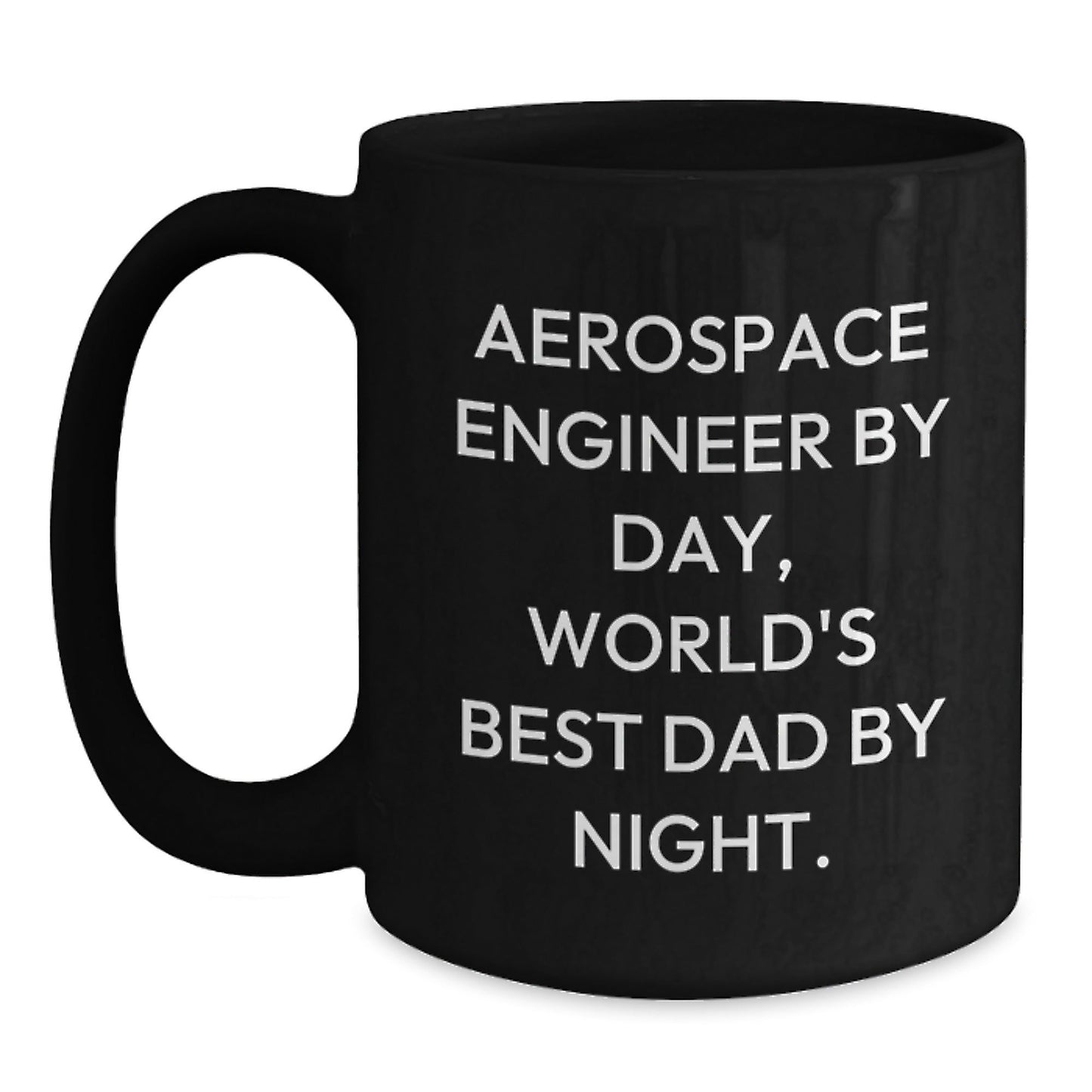 Aerospace Engineer Gifts, Funny Quote, Black Coffee Mug for Graduation from Men to Friends - The Buy Boom