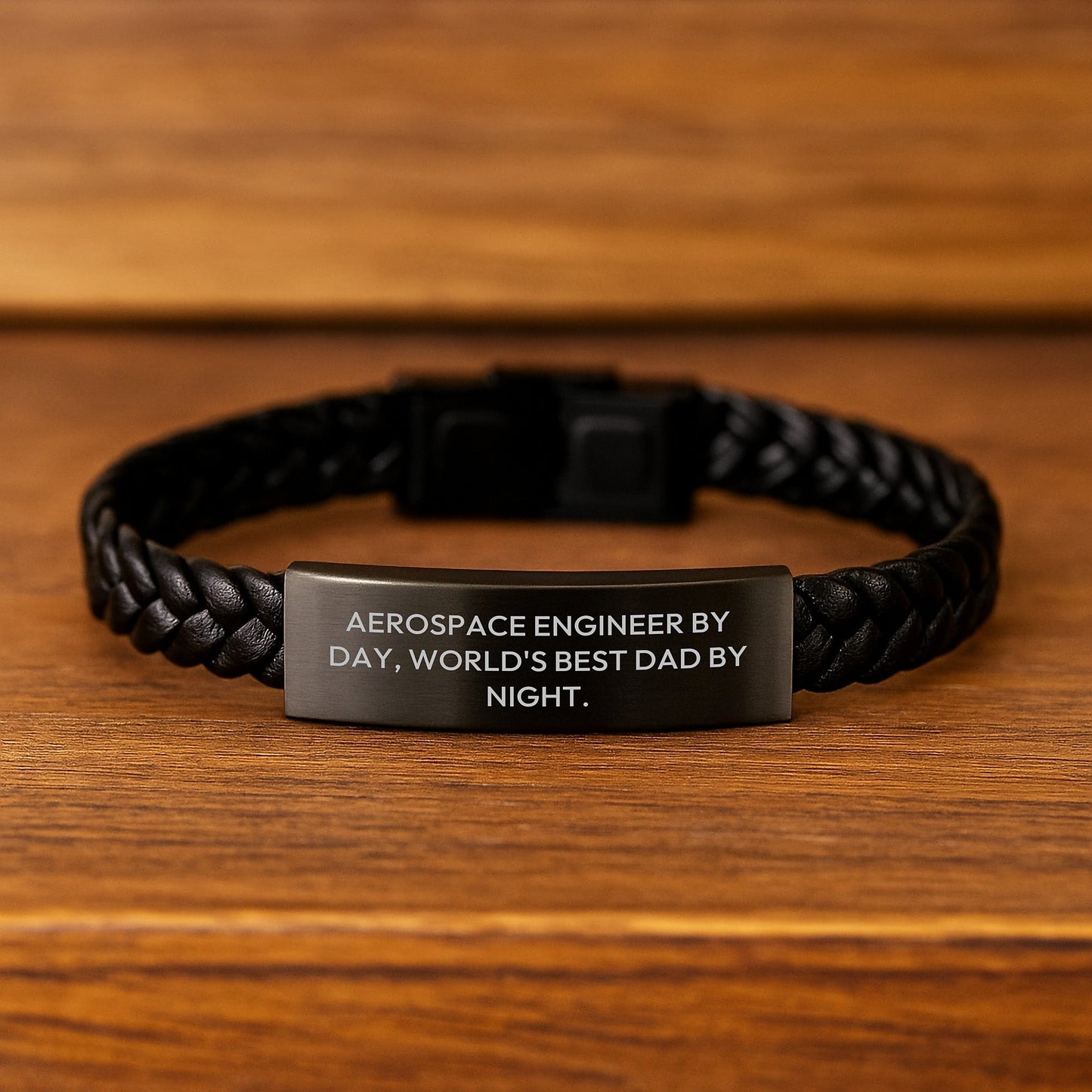 Aerospace Engineer Gifts, Funny Quote, Interlaced Leather Bracelet for Graduation, Gifts from Dad to Aerospace Engineer - The Buy Boom