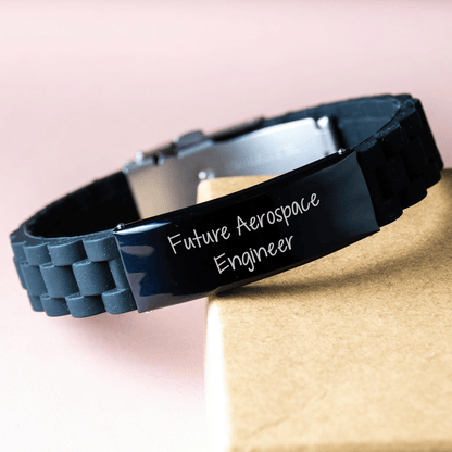 Aerospace Engineer's Future is Bright Funny Inspirational Glide lock Clasp Gift from Friends for Future Aerospace Engineer Graduation - The Buy Boom